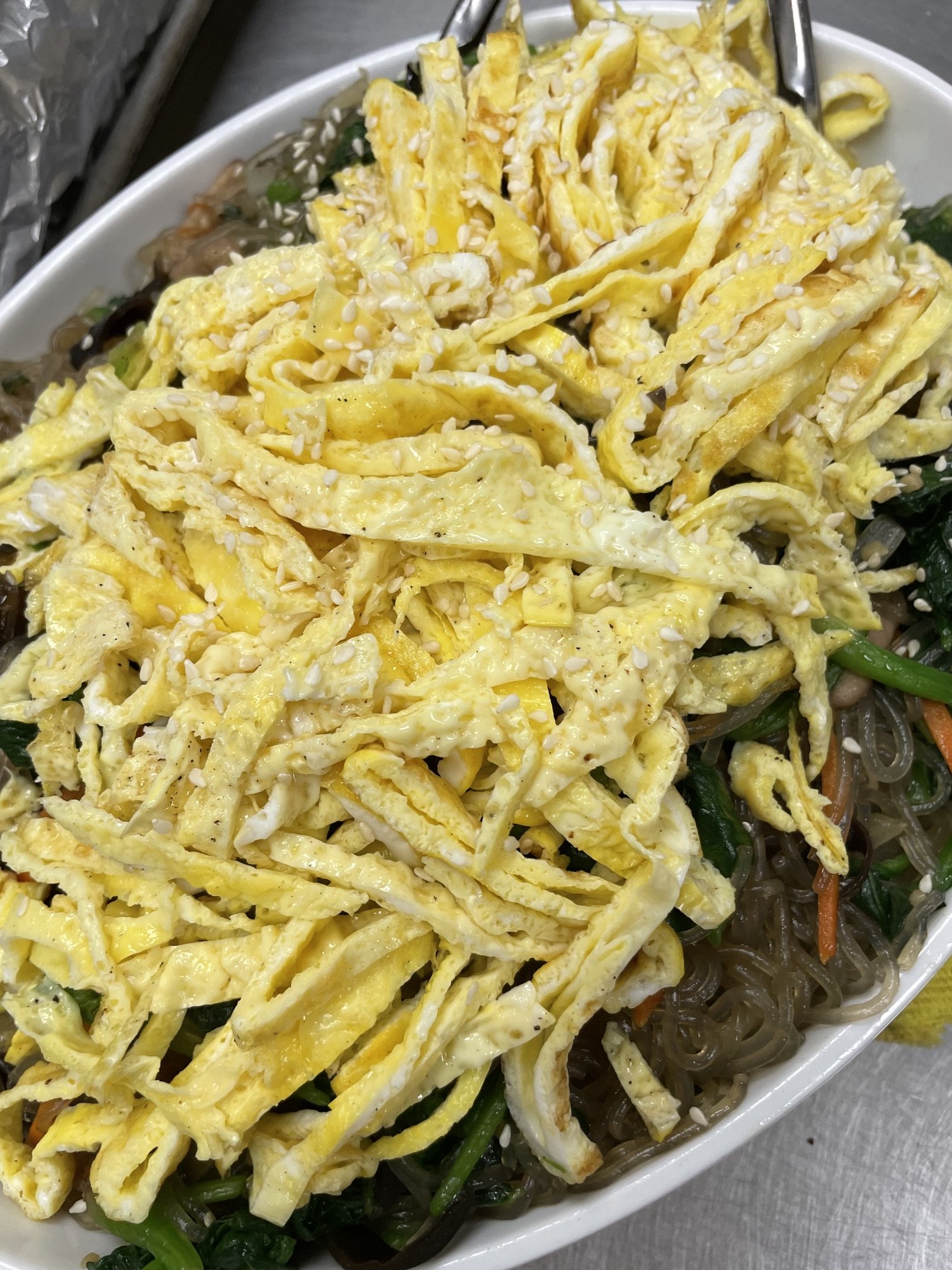 sesame cold noodle salad