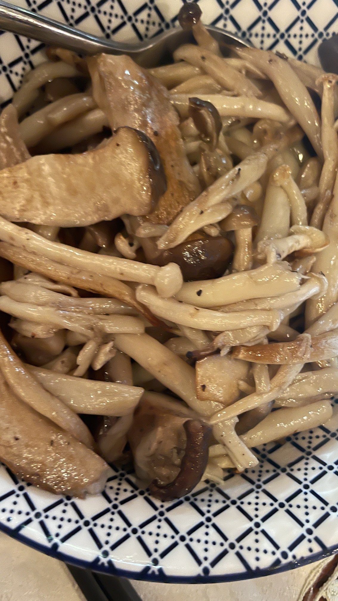 stir fried mushrooms