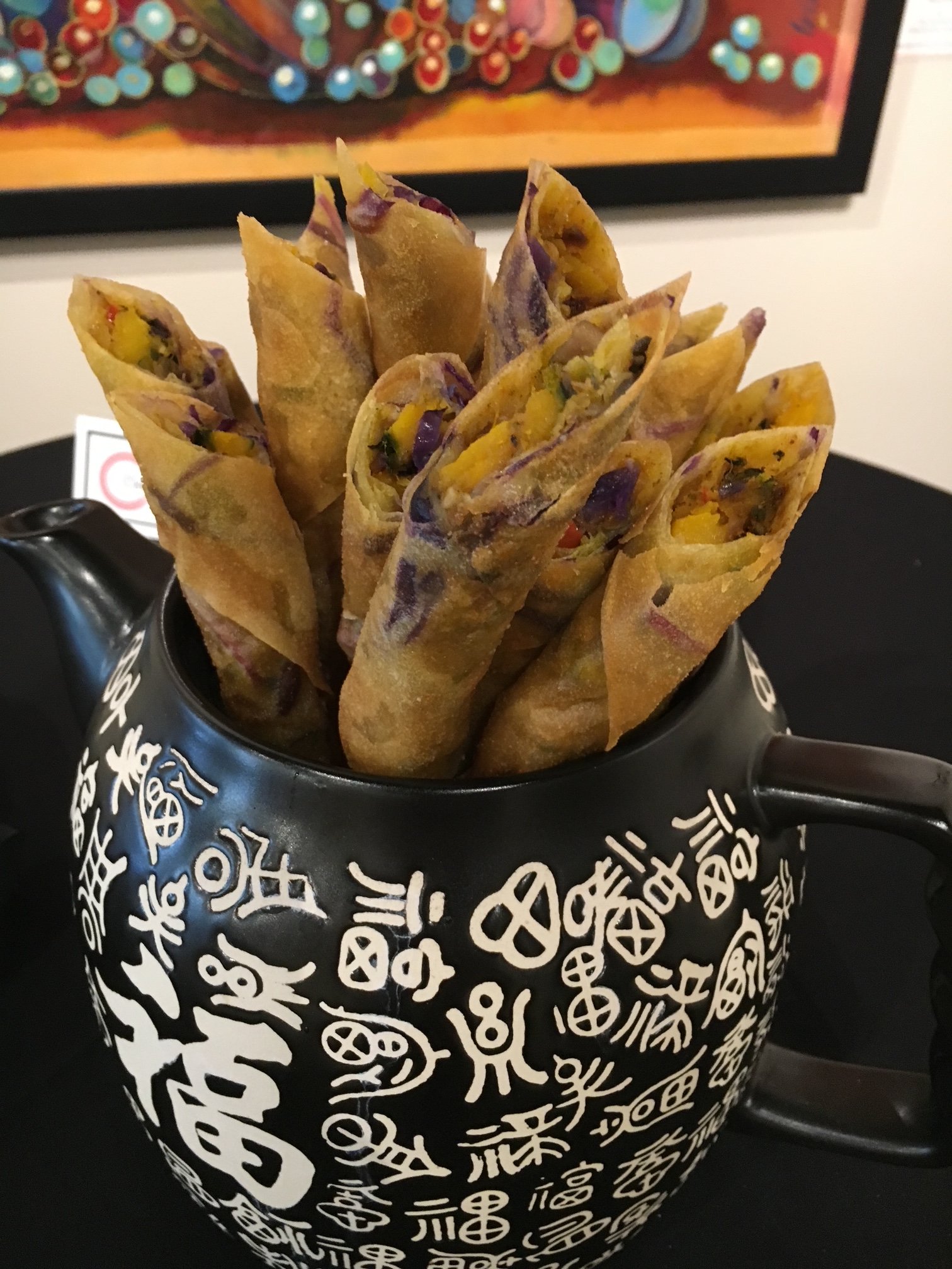 fried vegetable spring rolls