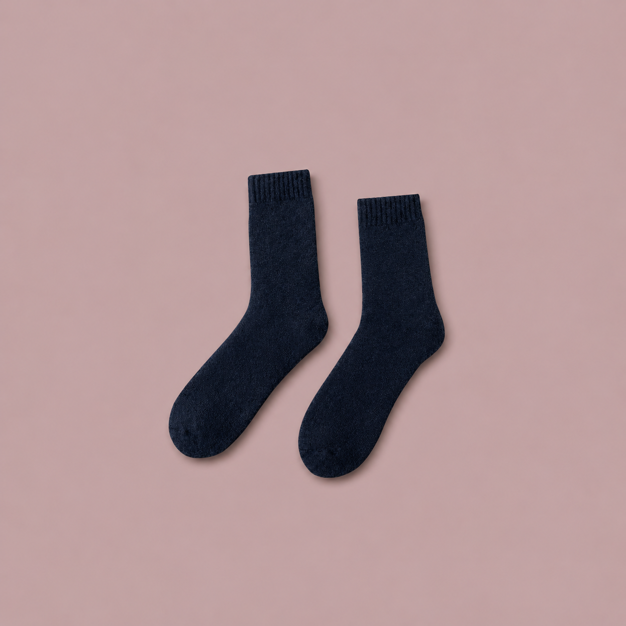 Merino Mountain Hiking Socks - Navy