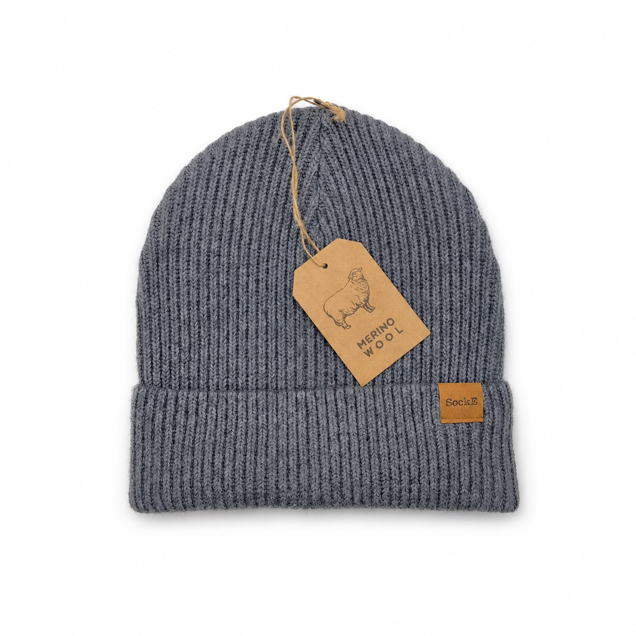 Merino Wool Beanie - Ribbed