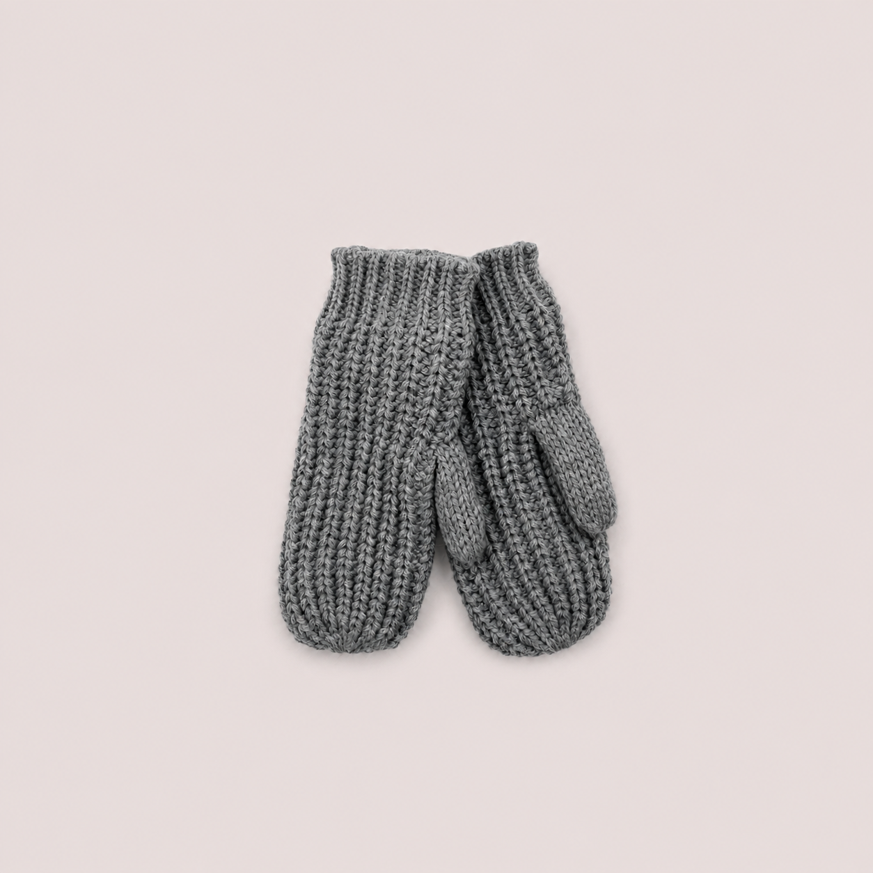 Sherpa Wool Mittens - Ash