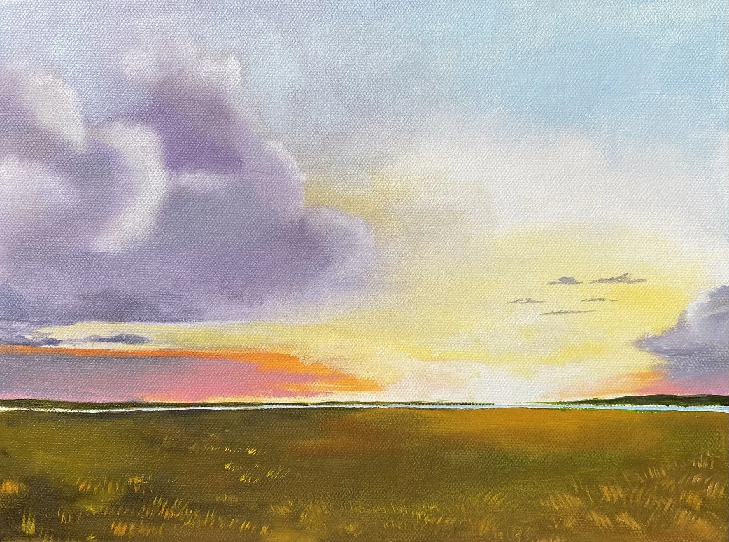 Sunset over Charleston marsh