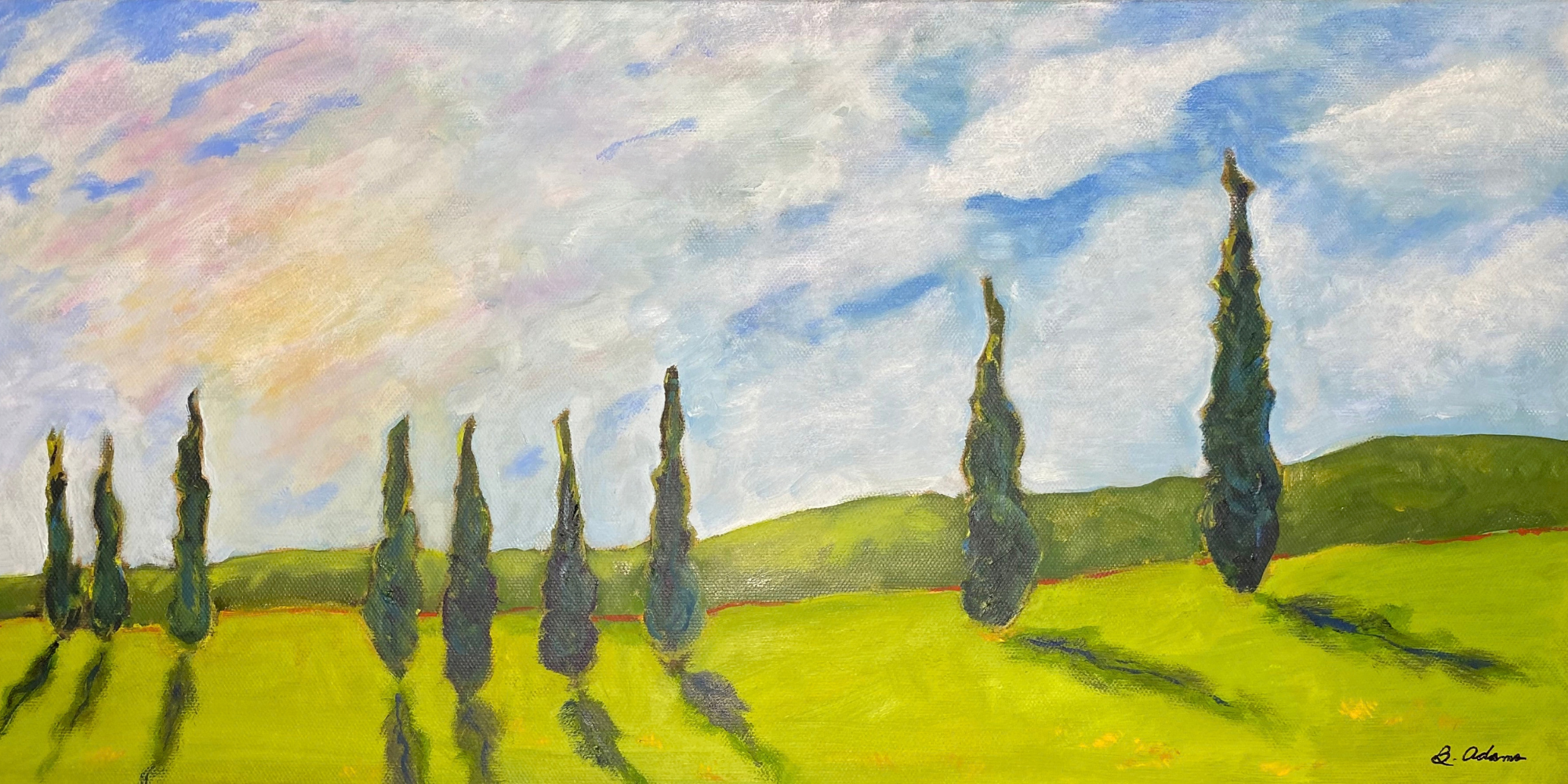 Cypresses on the Hillside - Print.png
