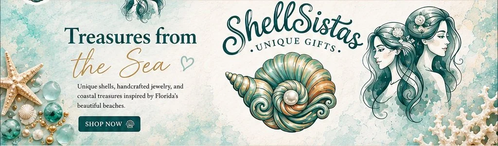 Shell Sistas — Treasures from the Sea, handcrafted coastal gifts inspired by Florida beaches