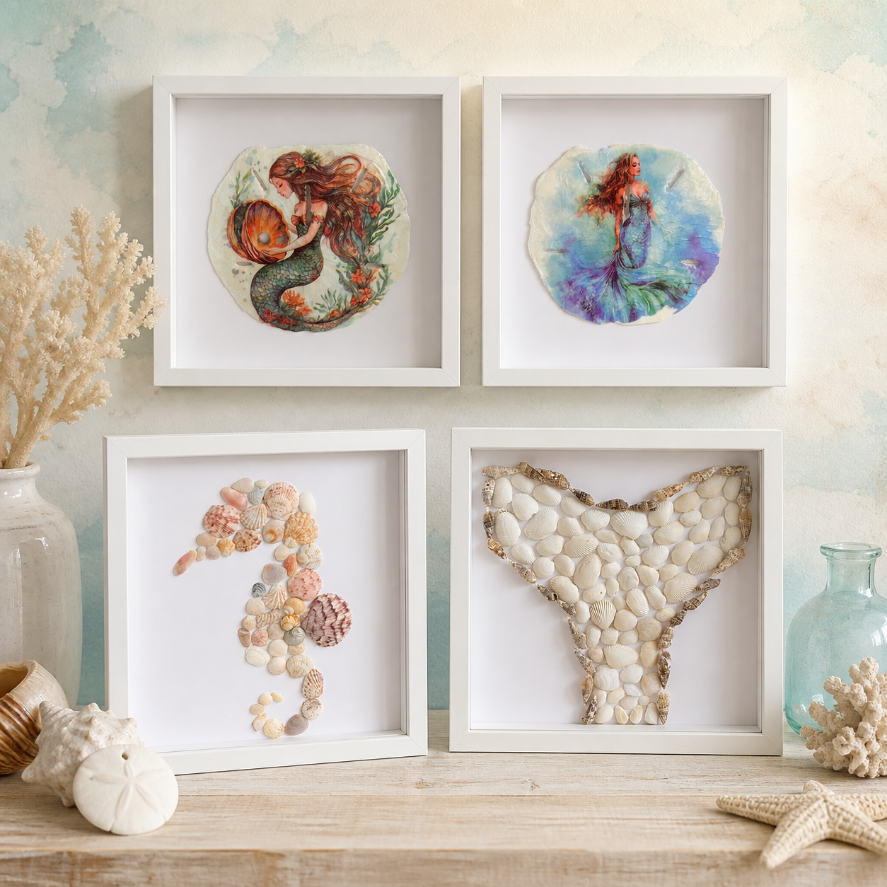 Handmade Shell Art