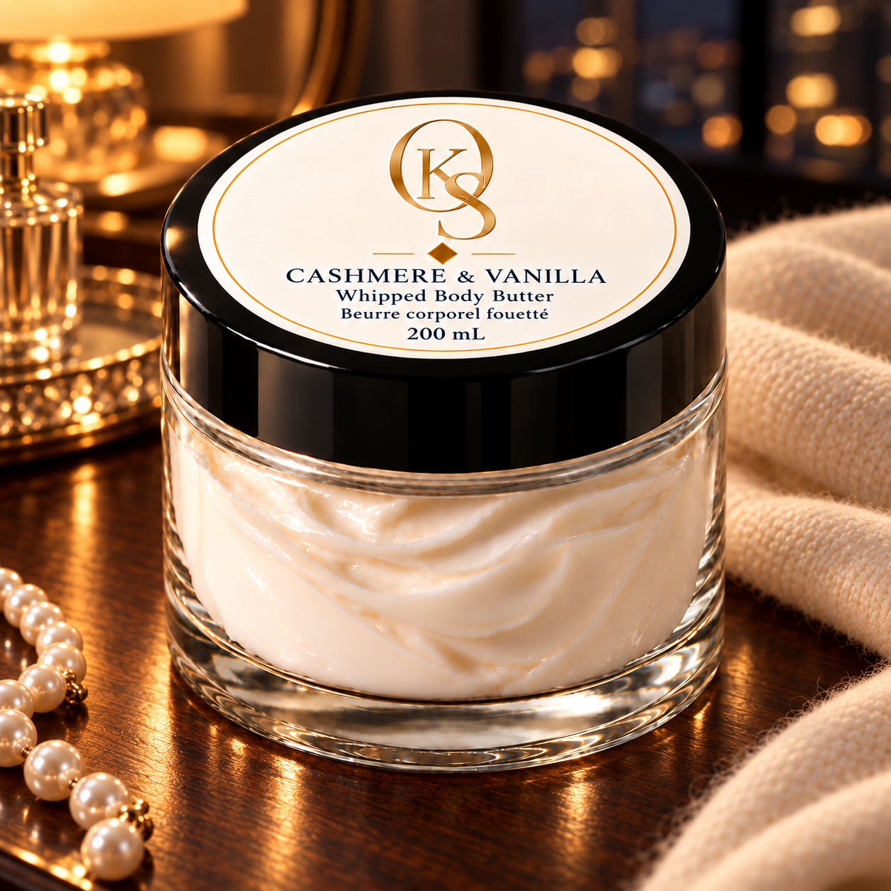 Cashmere & Vanilla Whipped Body Butter — 200 mL (Pre-Order)