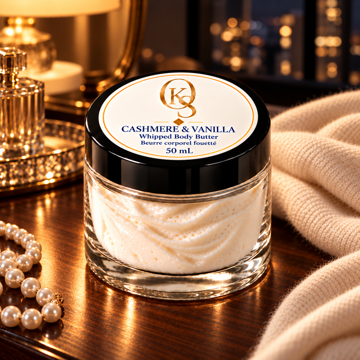 Cashmere & Vanilla Whipped Body Butter — 50 mL (Pre-Order)