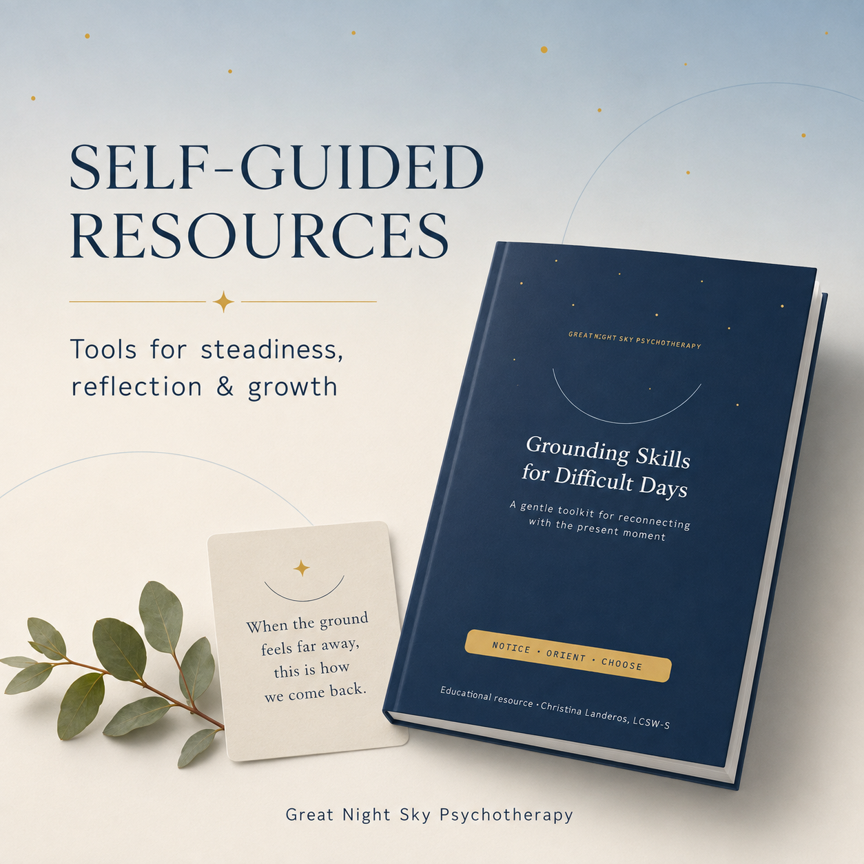 Grounding Skills for Difficult Days