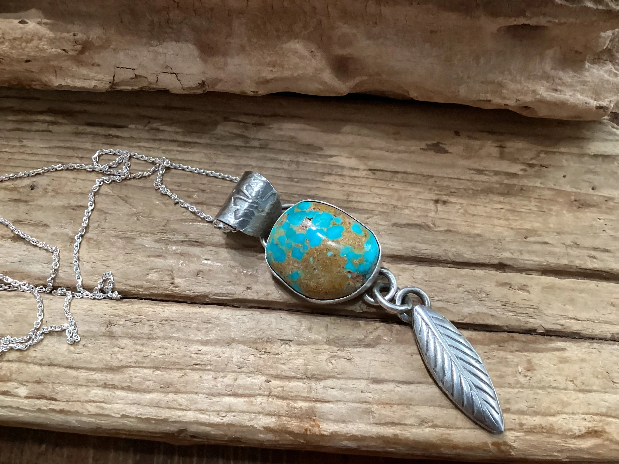 Sterling Silver and Turquoise Necklace