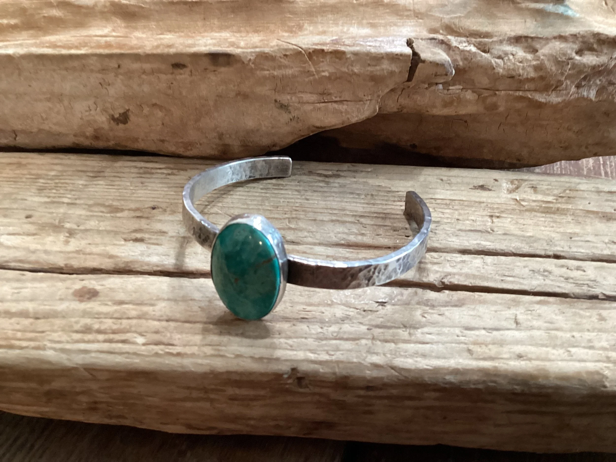 Sterling Silver and Turquoise Cuff Bracelet