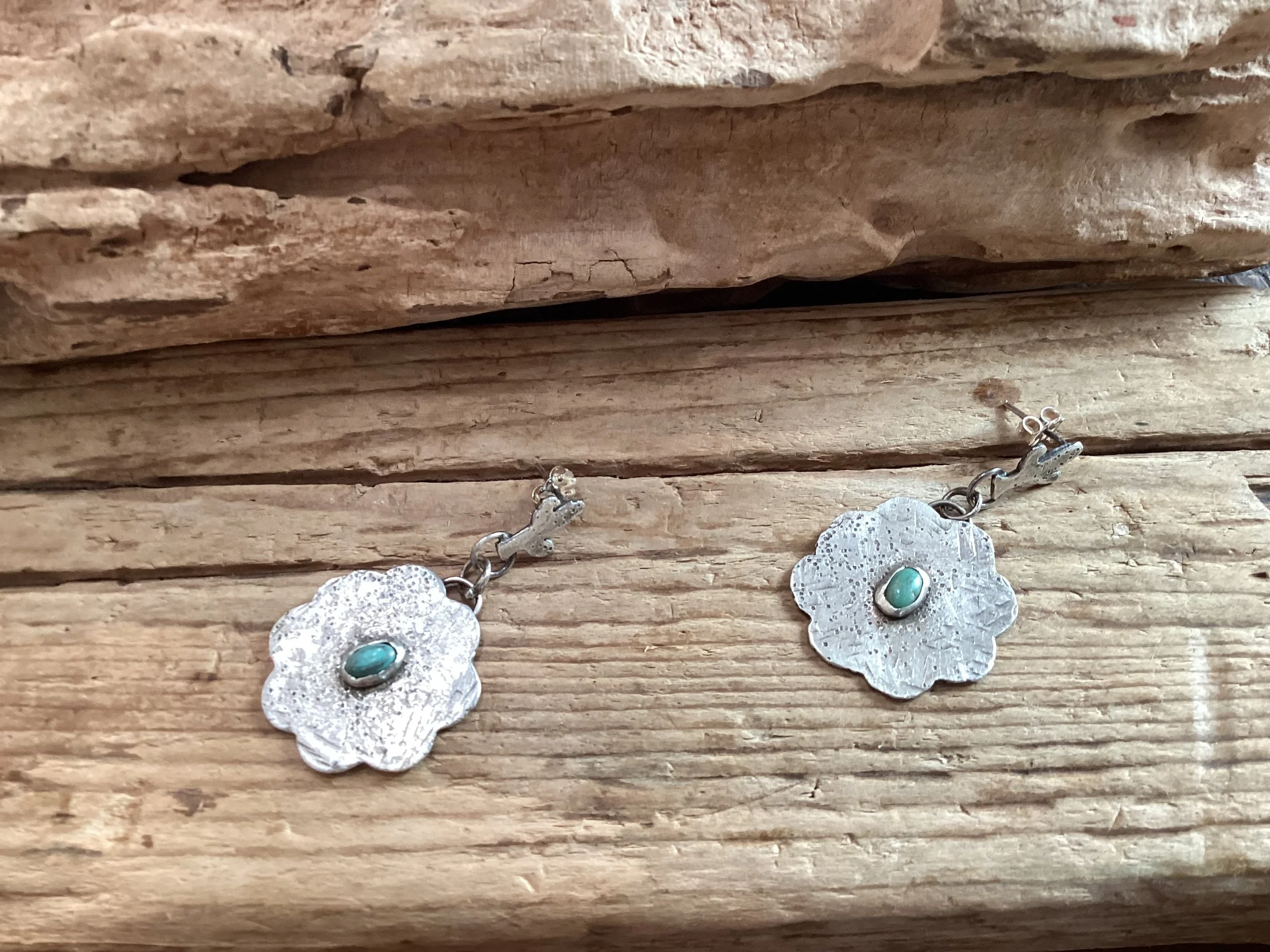 Sterling Silver and Turquoise Earrings