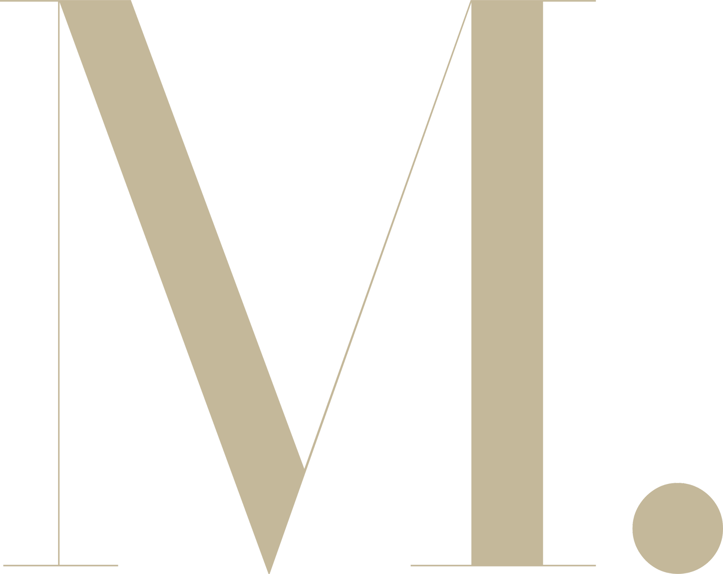 Close-up of a logo or letter with overlapping beige and dark colors, possibly part of a larger design or branding element.