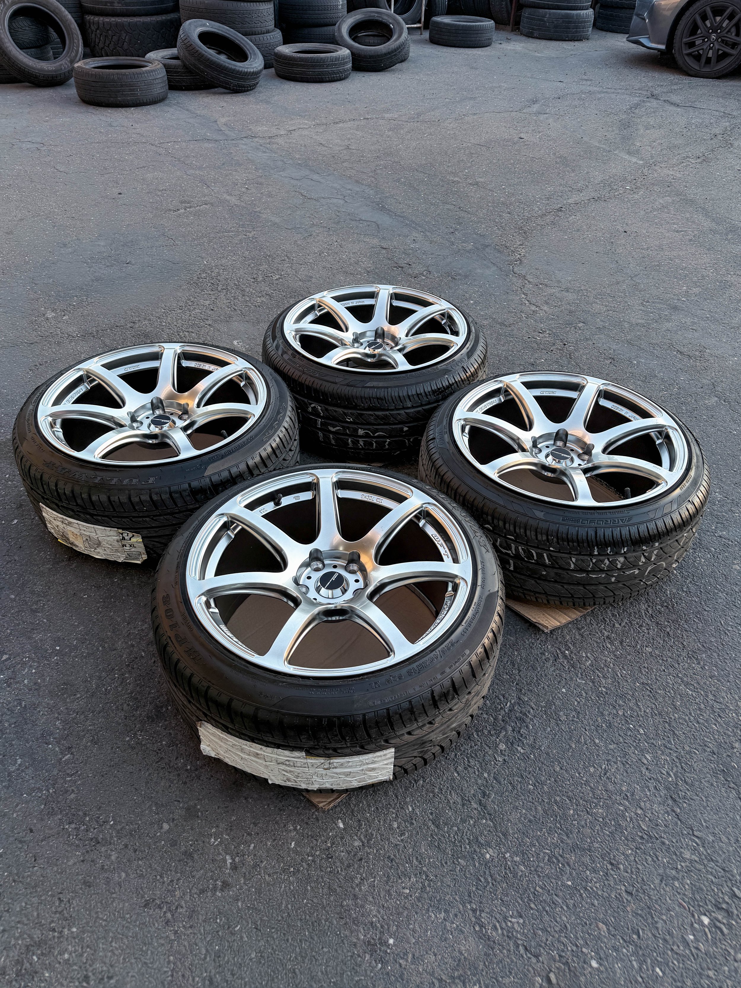 Work t7r reps 18x9.5 +35 (5x114.3)
