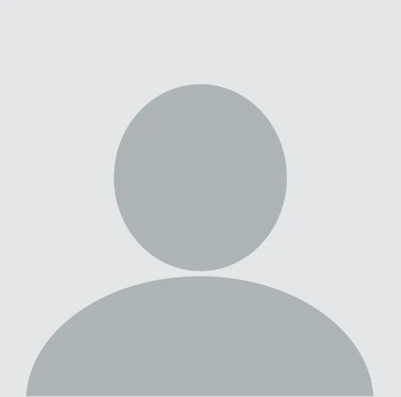 Placeholder image of a generic user profile avatar, consisting of a gray silhouette of a person on a gray background.