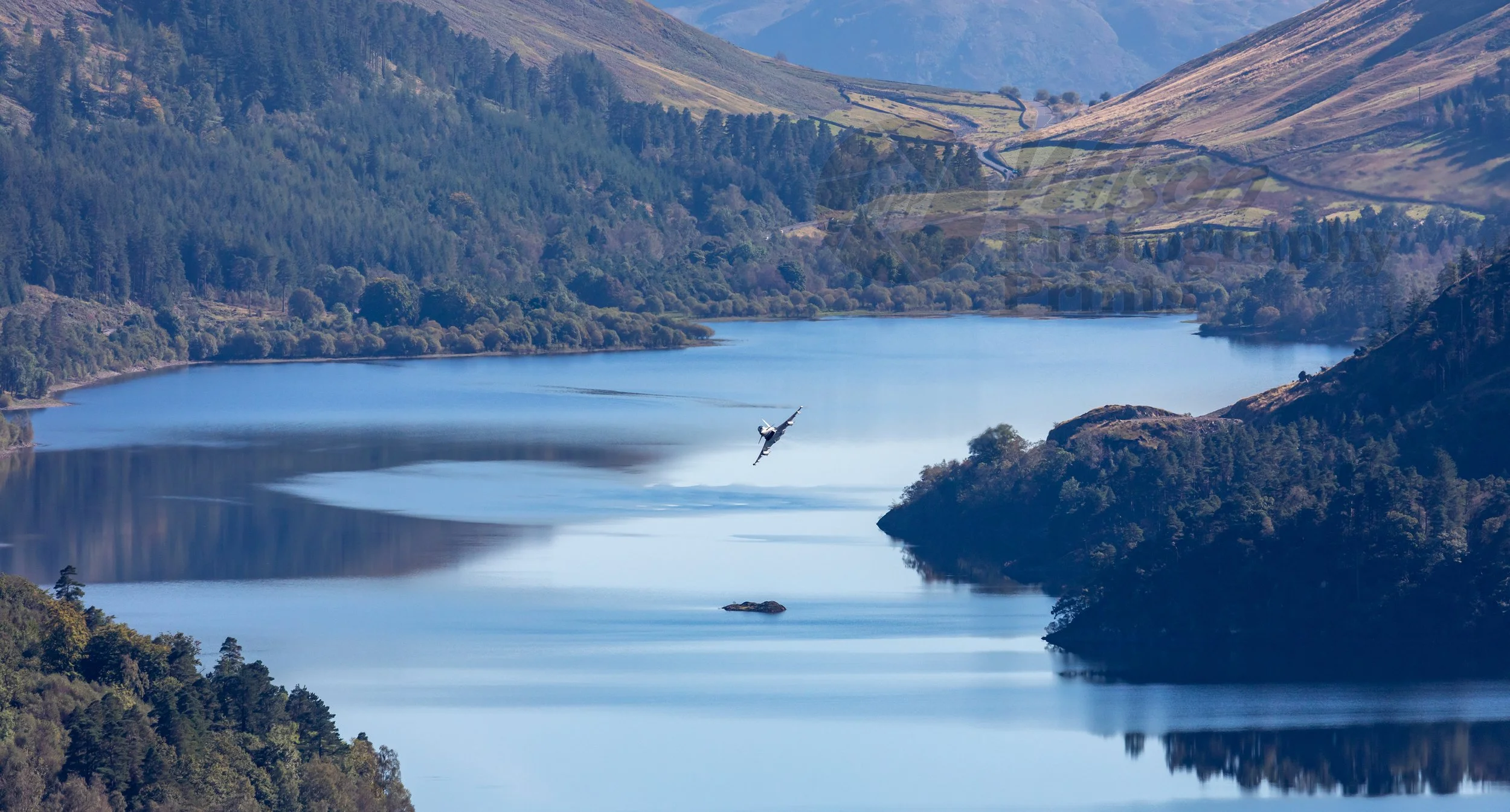 Royal Air Force Typhoon in Action over Thirlmere