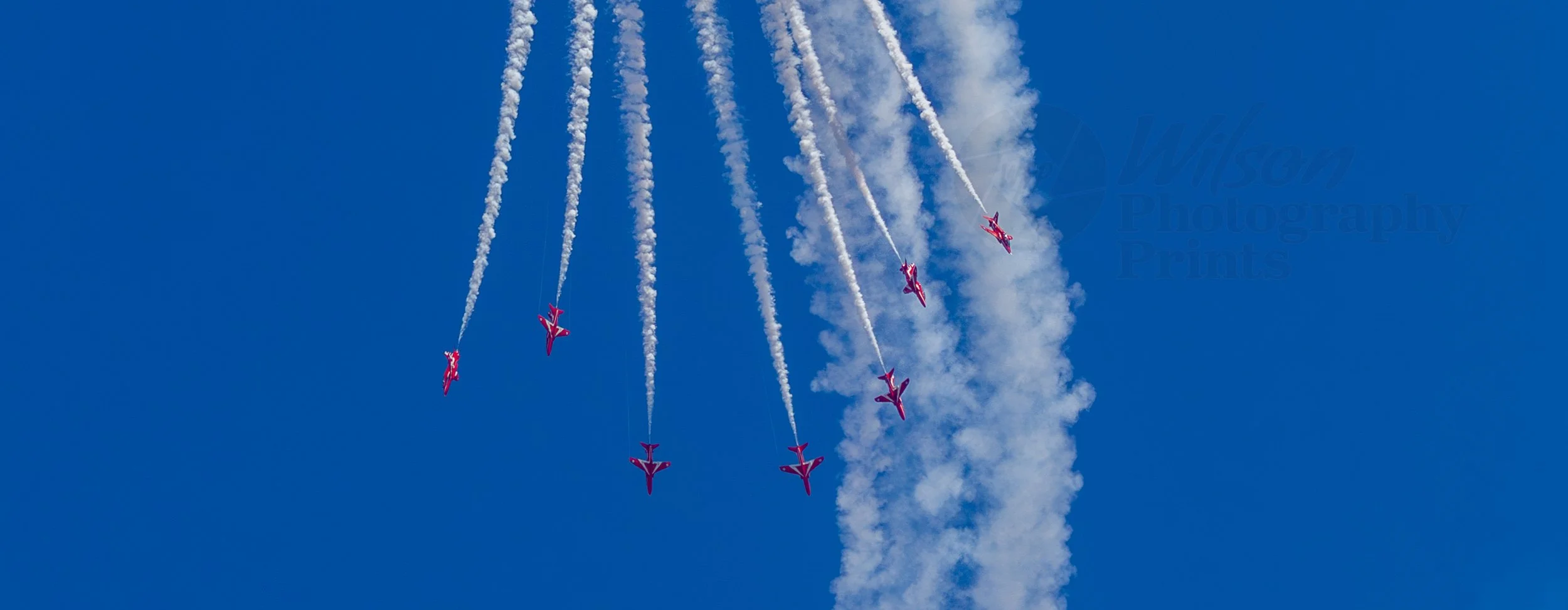 Red Arrows Vixen Break Display