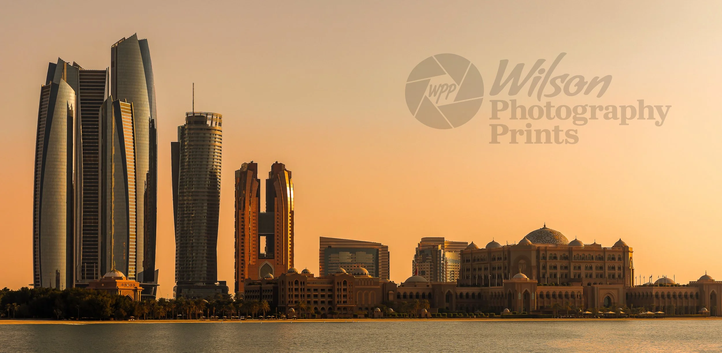 Abu Dhabi Dusk Cityscape