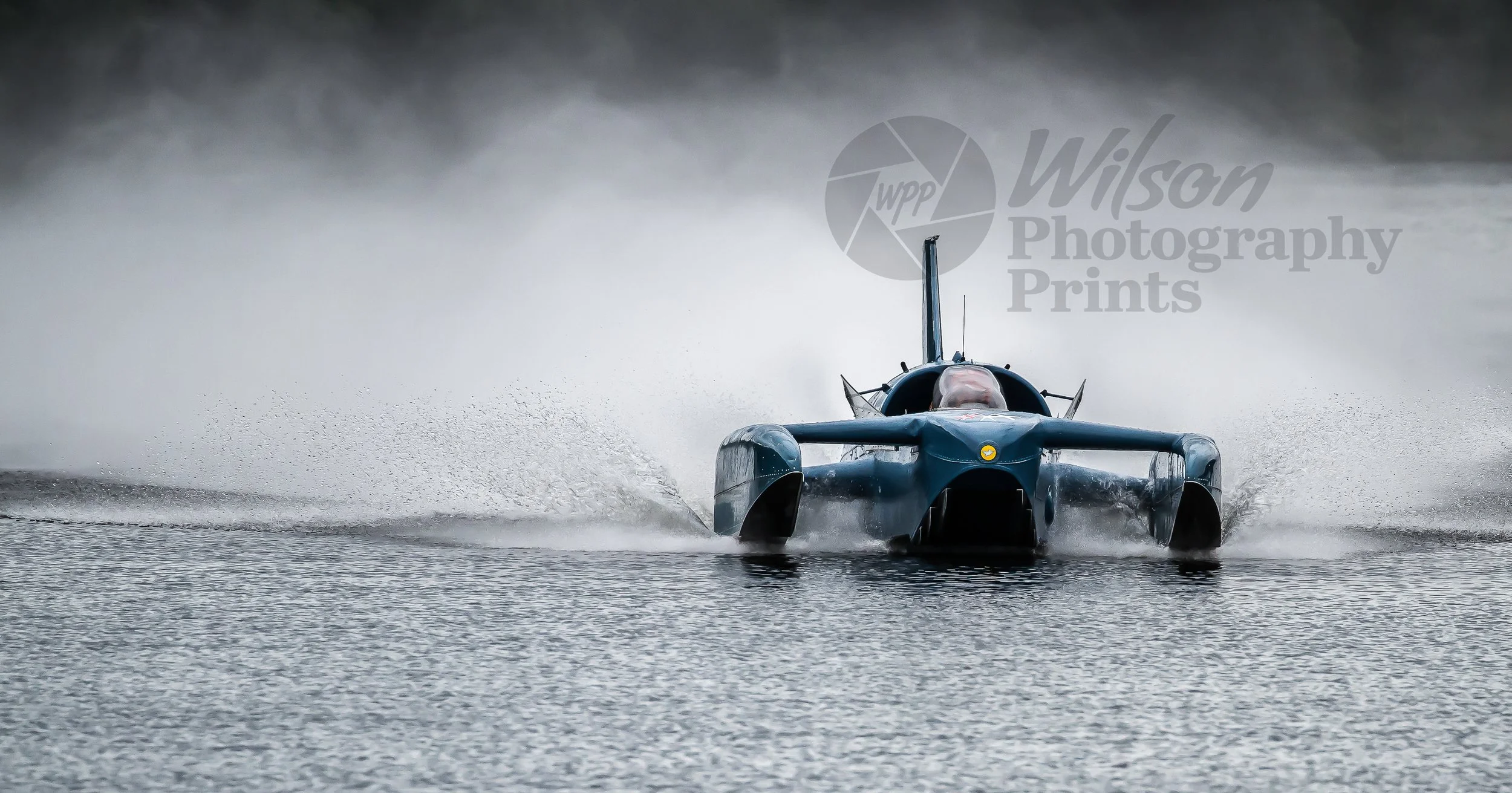 Iconic Bluebird K7 on Loch Fad