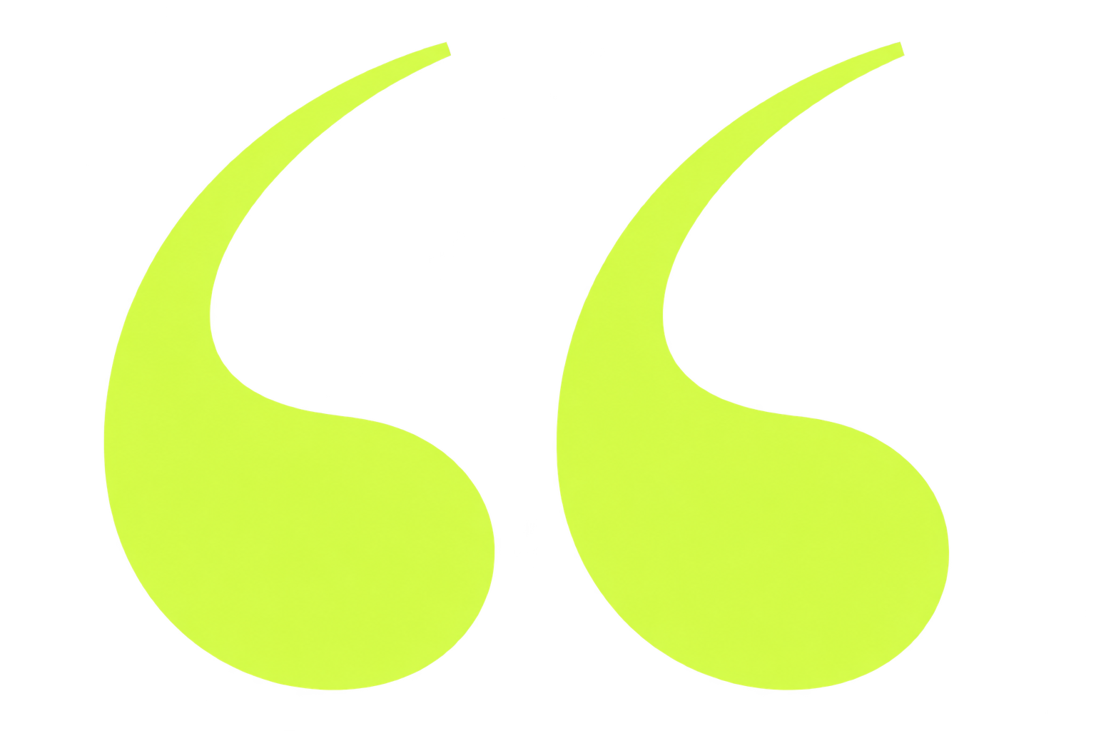 Graphical quotation marks