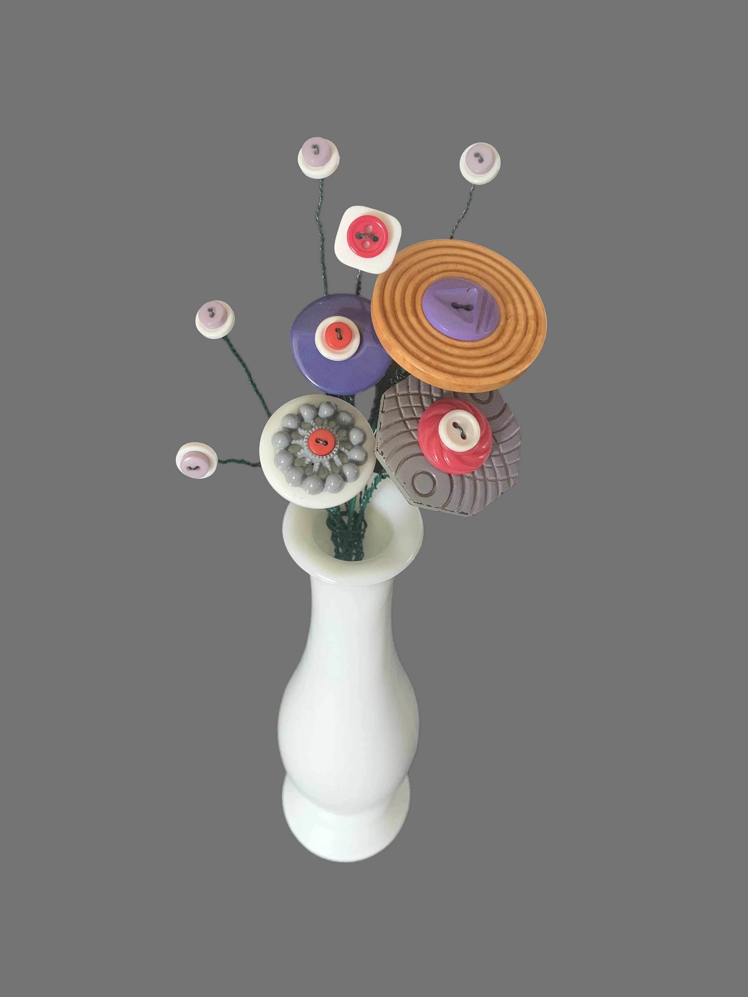 Button Bouquet Pastel