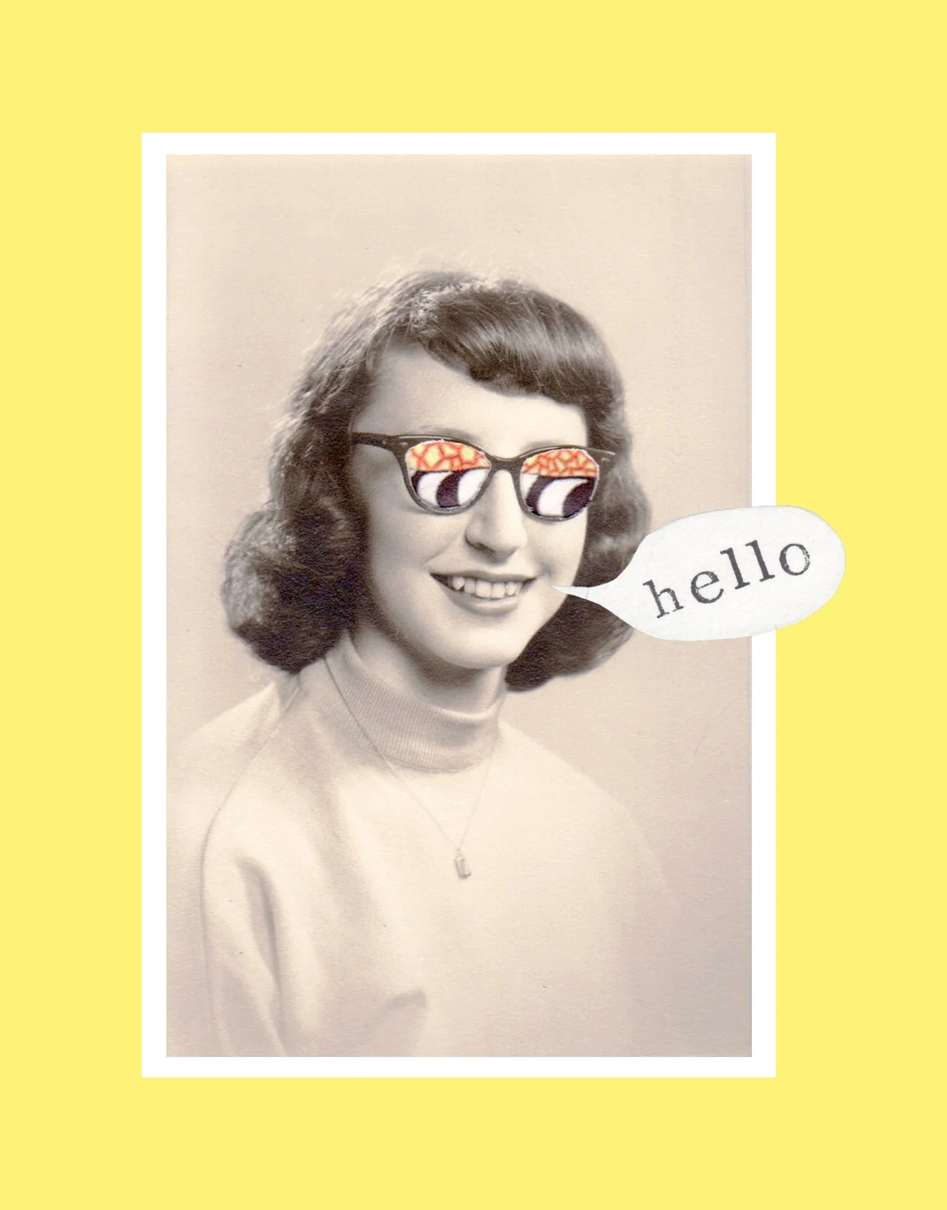 Sally Says Hello Card