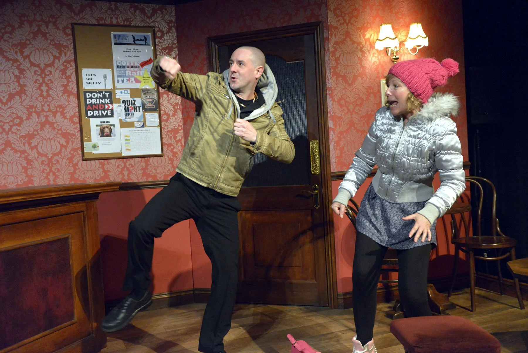 'Two' by Jim Cartwright 
Theatre by the Lake, 2015
Actors - Matt Addis and Janine Birkett