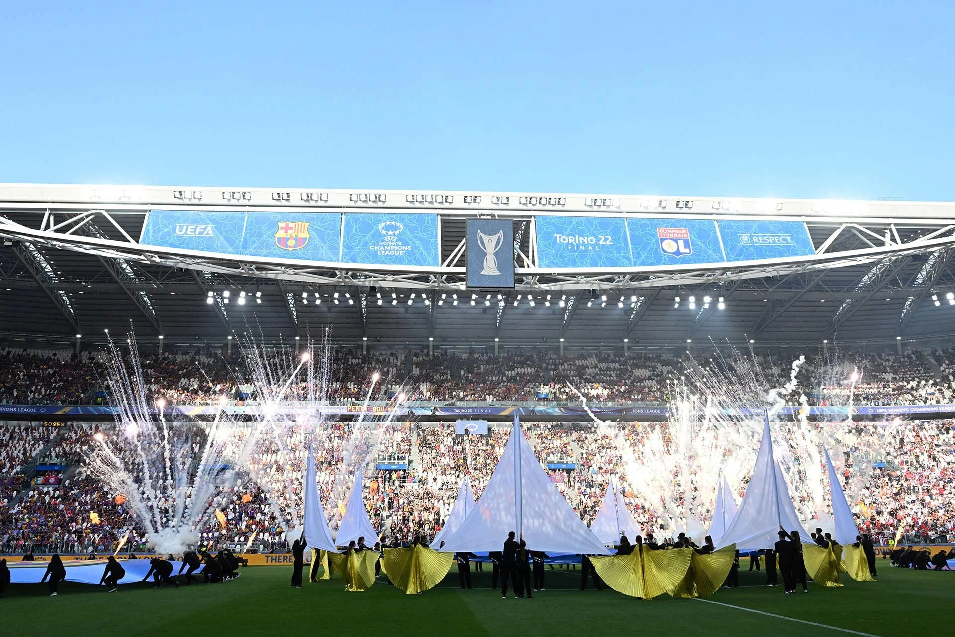 UEFA Women's Champions League opening ceremony Eindhoven 2023 in collaboration with ADI.TV and Kelly McClellend