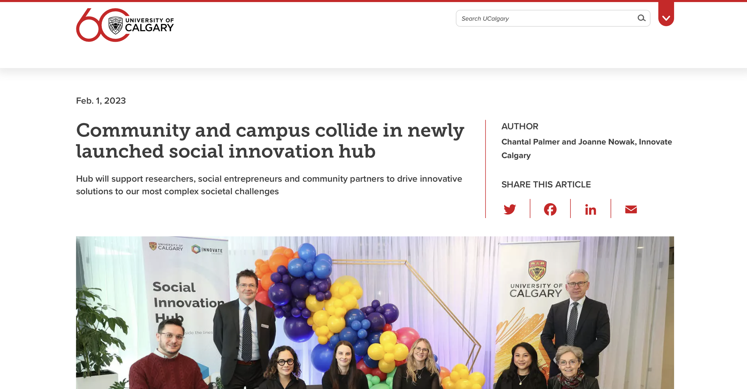 Press Feature: Community and campus collide in newly launched social innovation hub, 2023