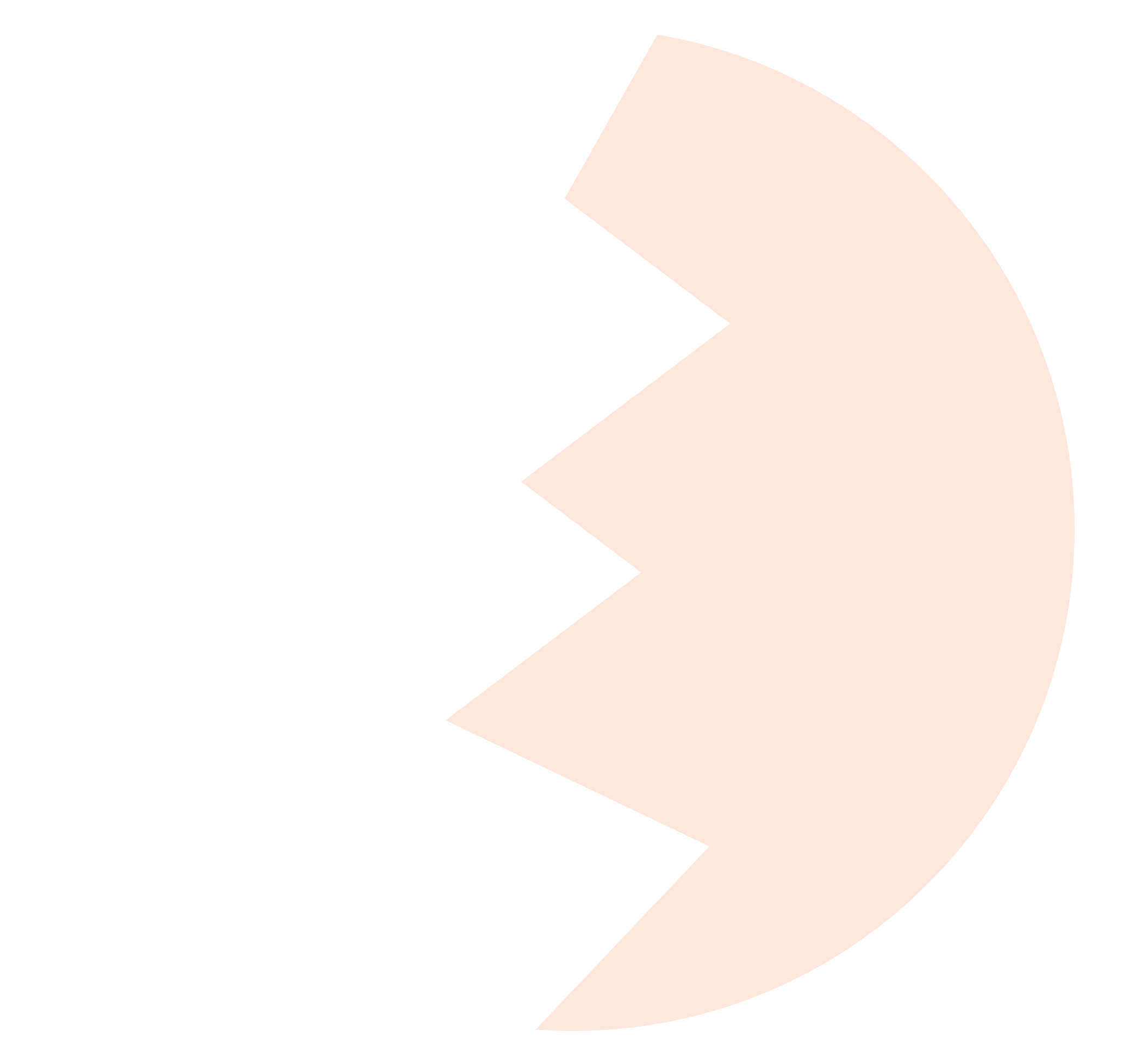 A stylized graphic with black, pink, and beige geometric shapes, featuring an arrow pointing right.