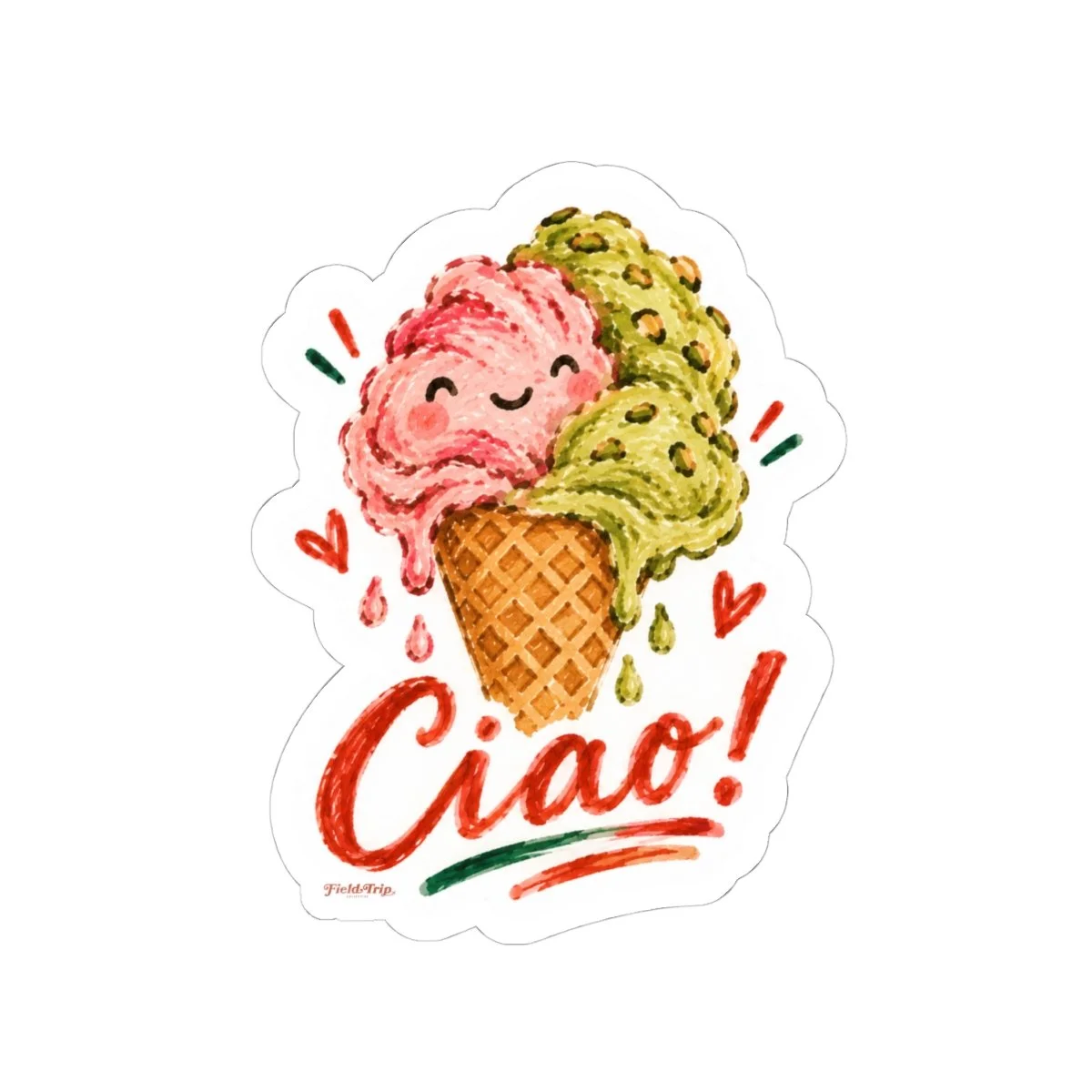 Ciao! Gelato Sticker