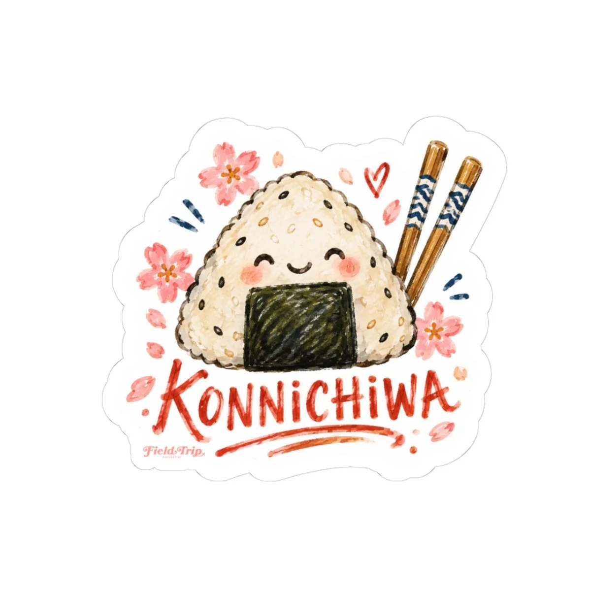 Kawaii Onigiri Sticker 