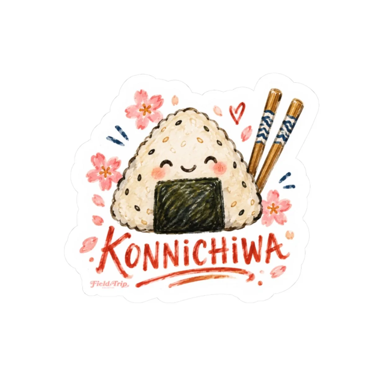 Kawaii Onigiri Sticker 