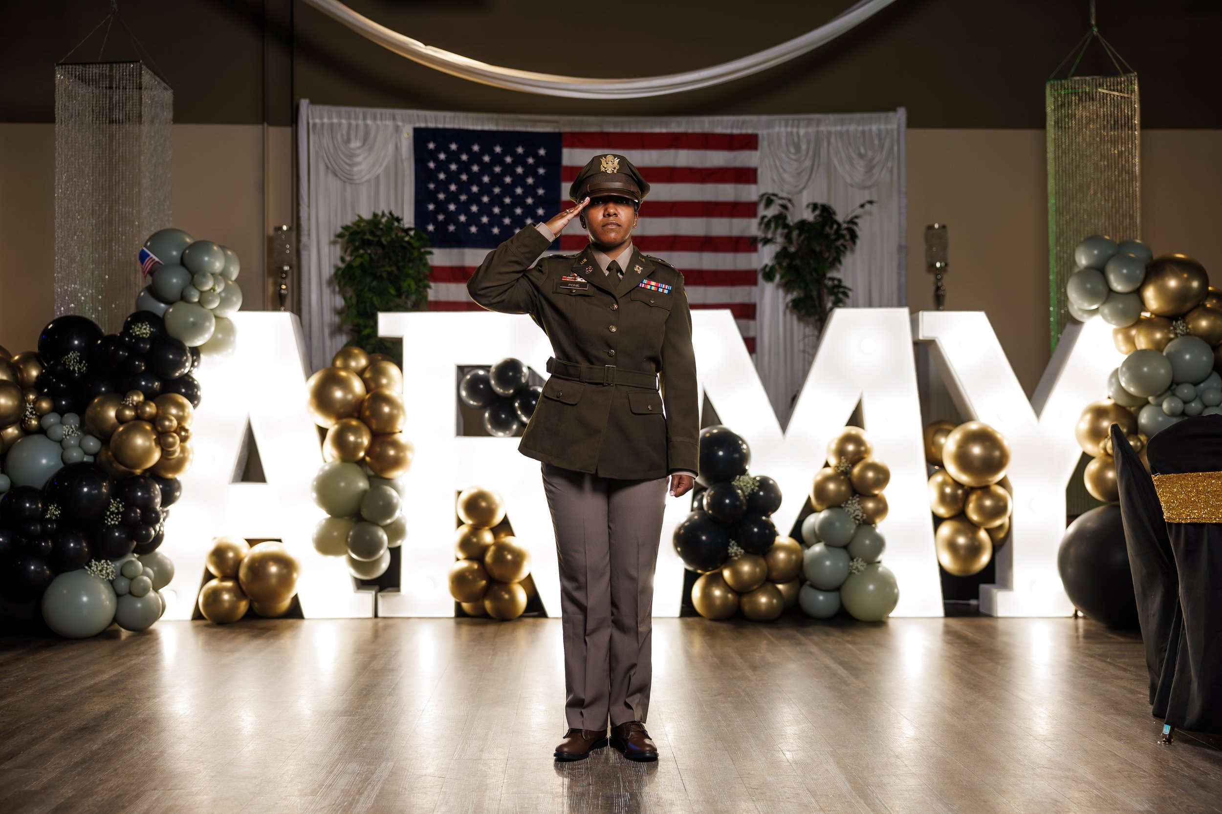 Kaela's Army Promotion Celebration