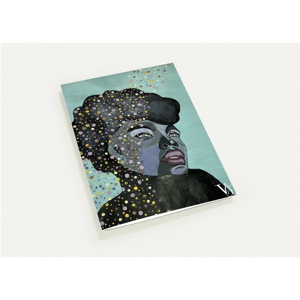 Fragments d’ELLES greeting card set with envelopes and multiple portrait designs by French artist Virginie Bergar. (Copy)