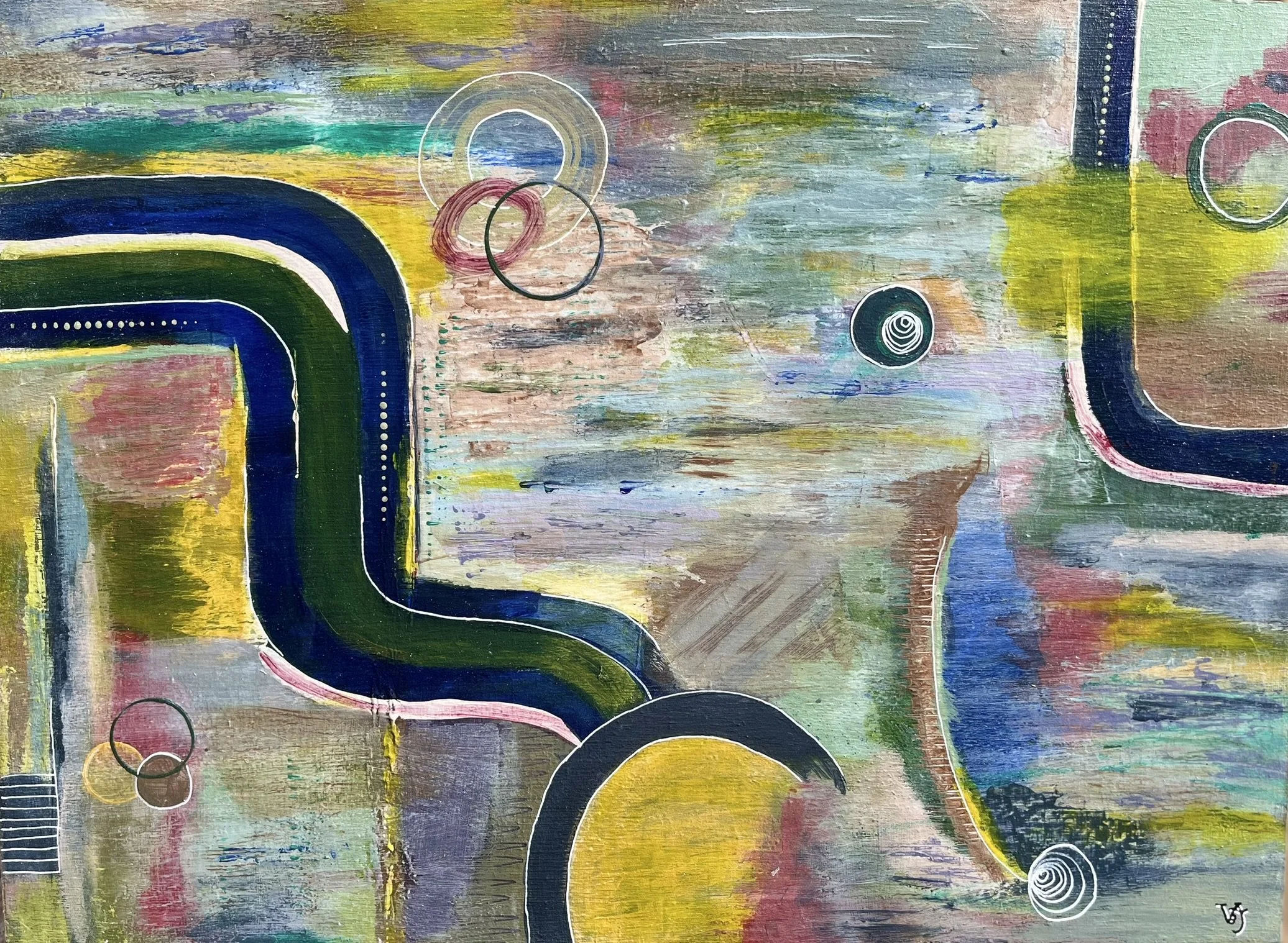 Original artwork The Soul in Motion  by Virginie Bergar, used for giclée fine art print
