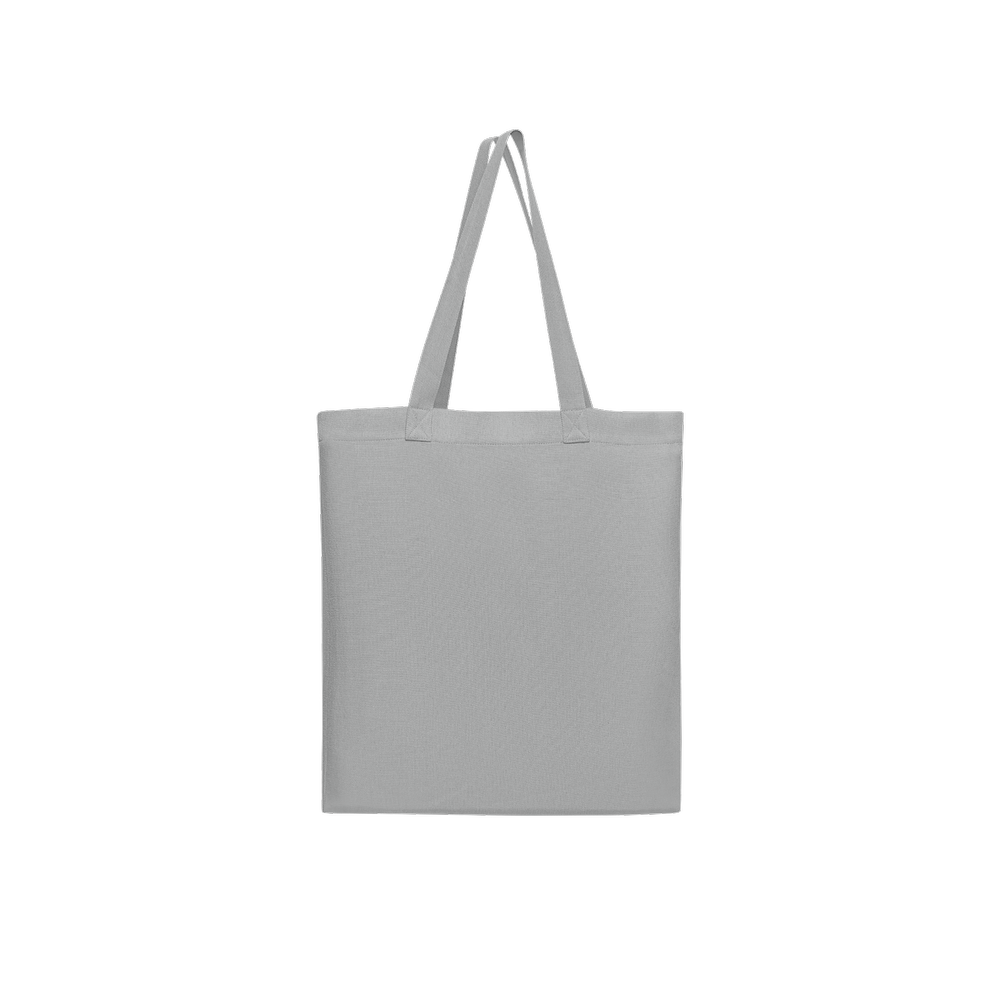 Beneath the light grey  tote bag from an original artwork by virginie Bergar - VB-Arts - Back view