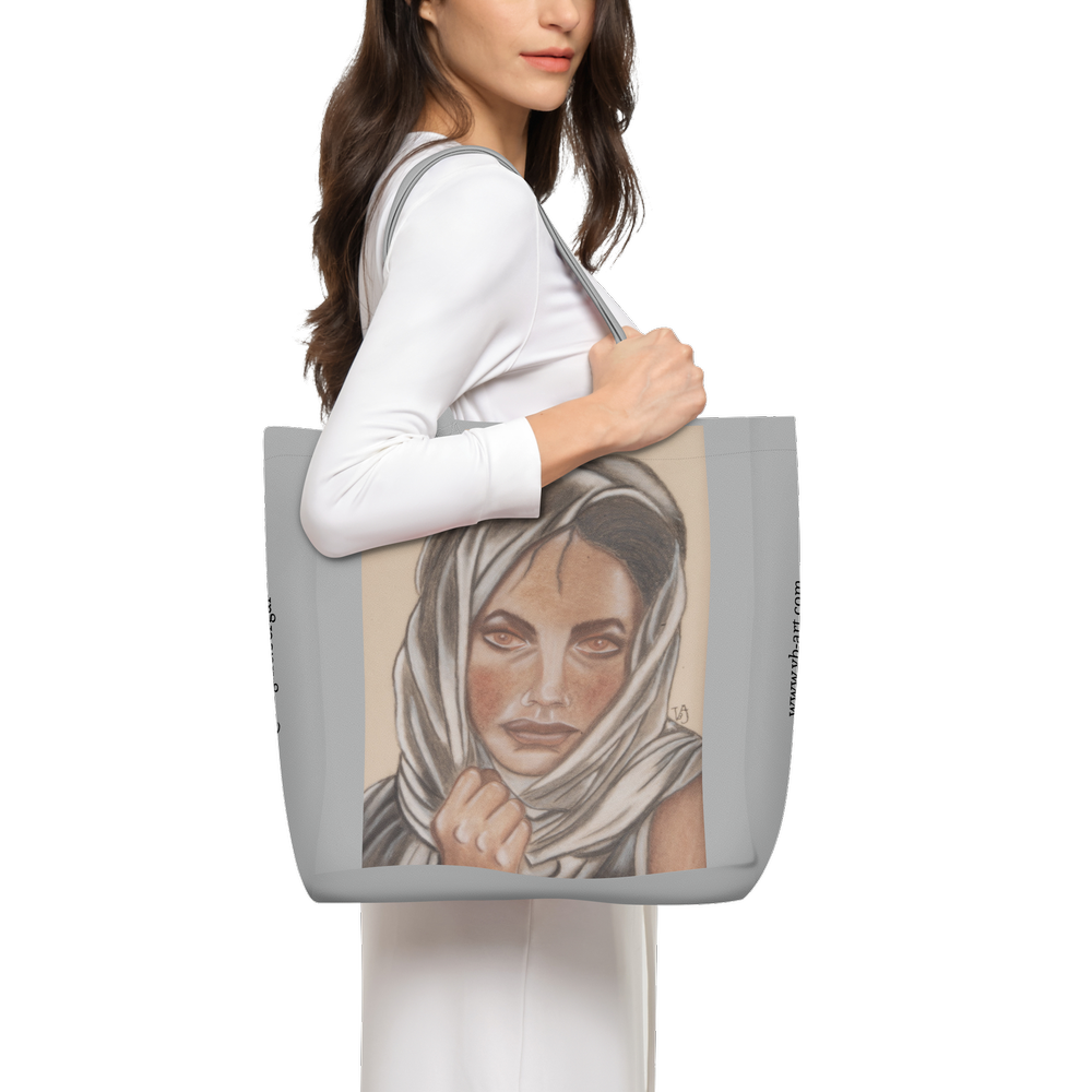 Art Tote Bag — Beneath the Red Dust —   GREY