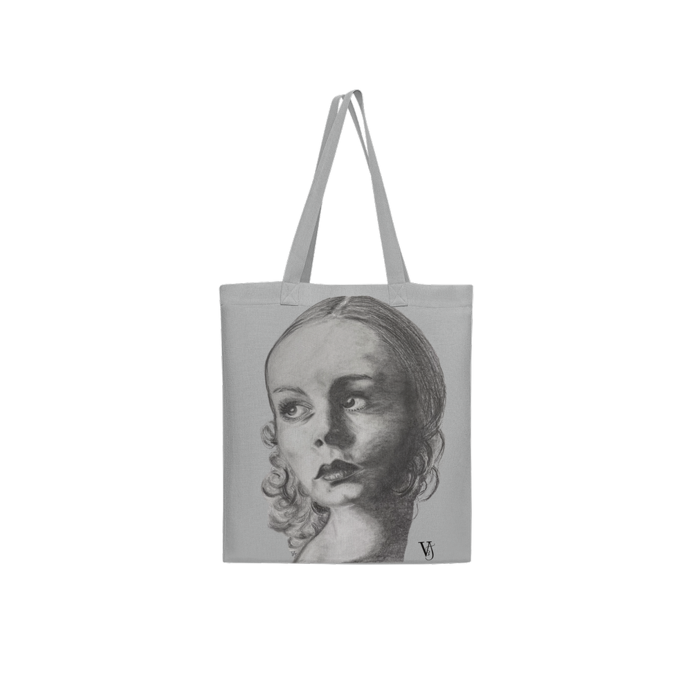 contemporary grey art tote bag from an original artwork by Virginie Bergar VB-arts.png