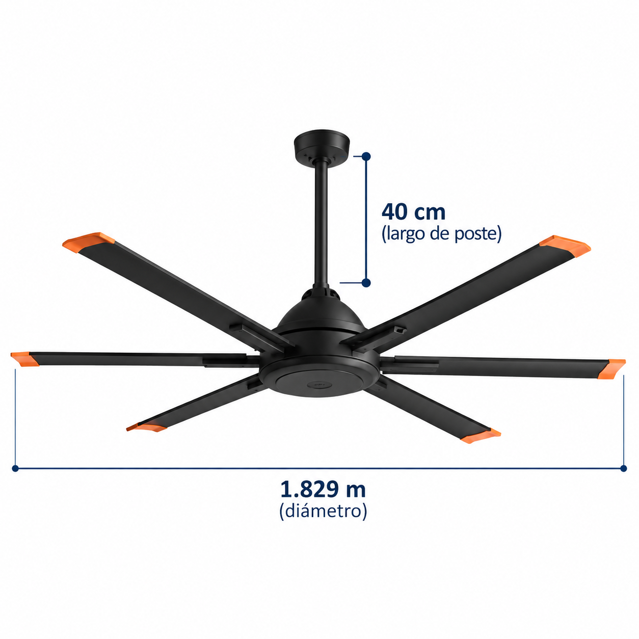 VENTILADOR INDUSTRIAL 72"