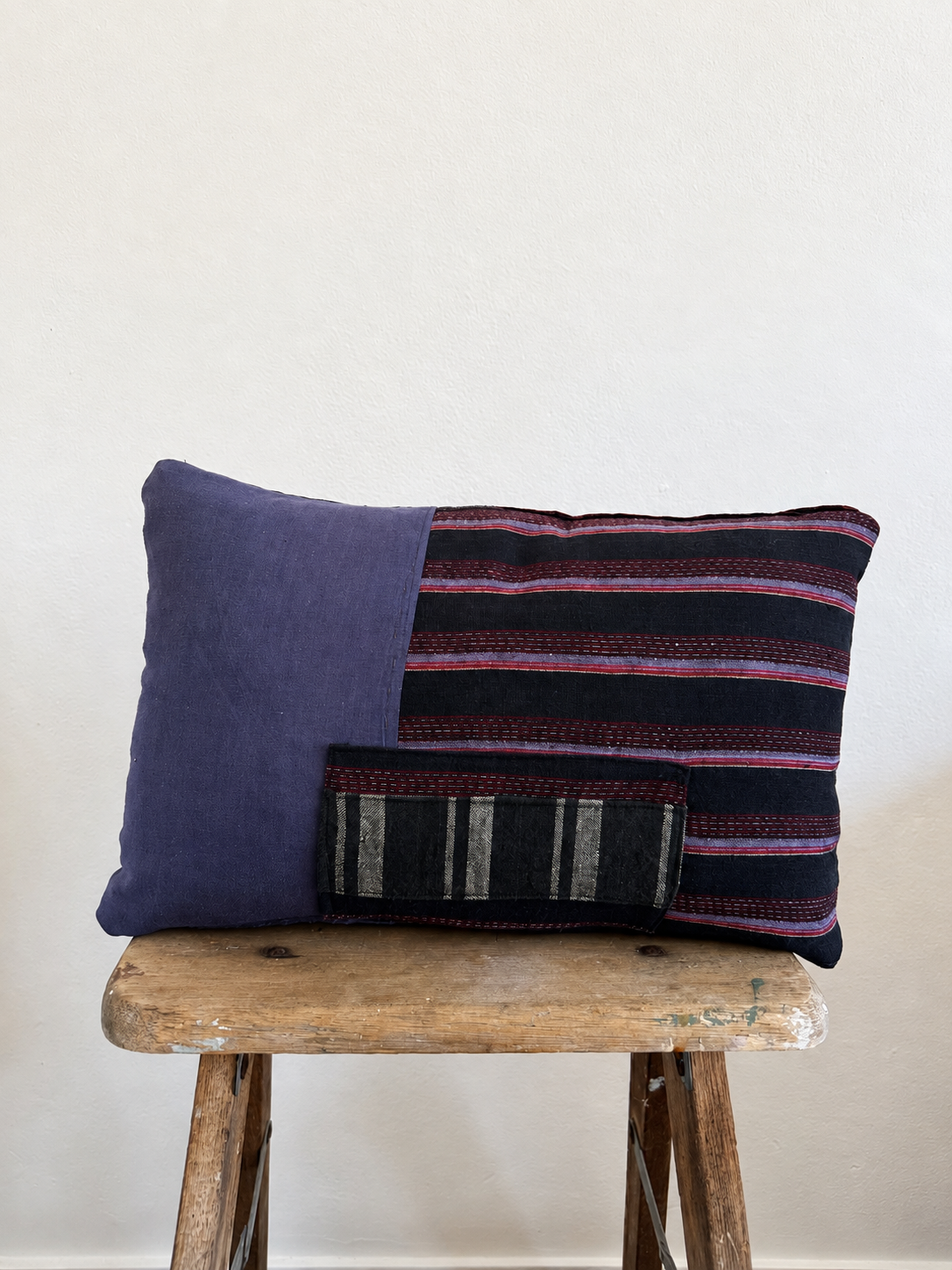 003 Boro Throw Pillow
