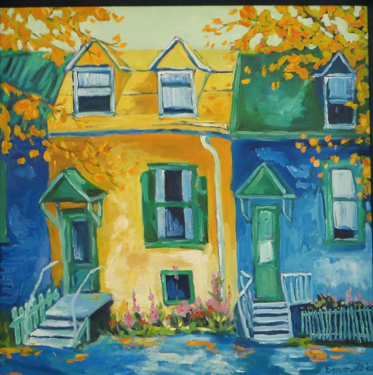 L'automne à Montreal (2002) Oil on canvas, SOLD