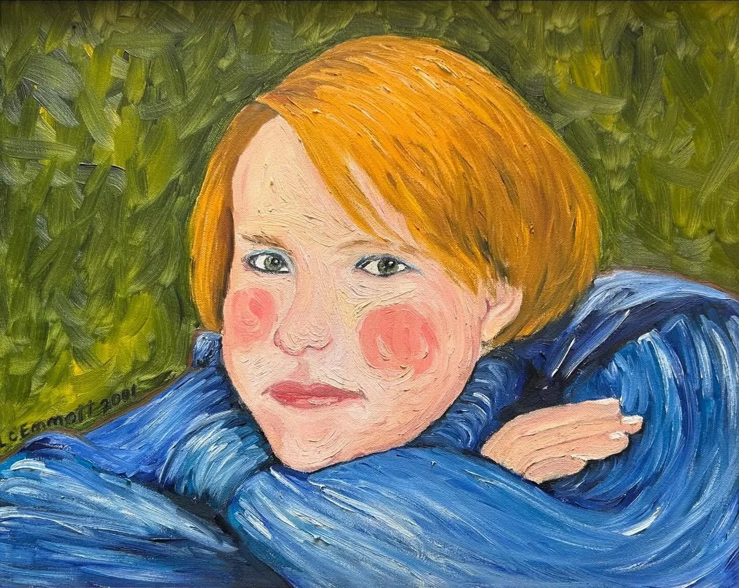 Miss A Pesant (2001), Oil on canvas, SOLD