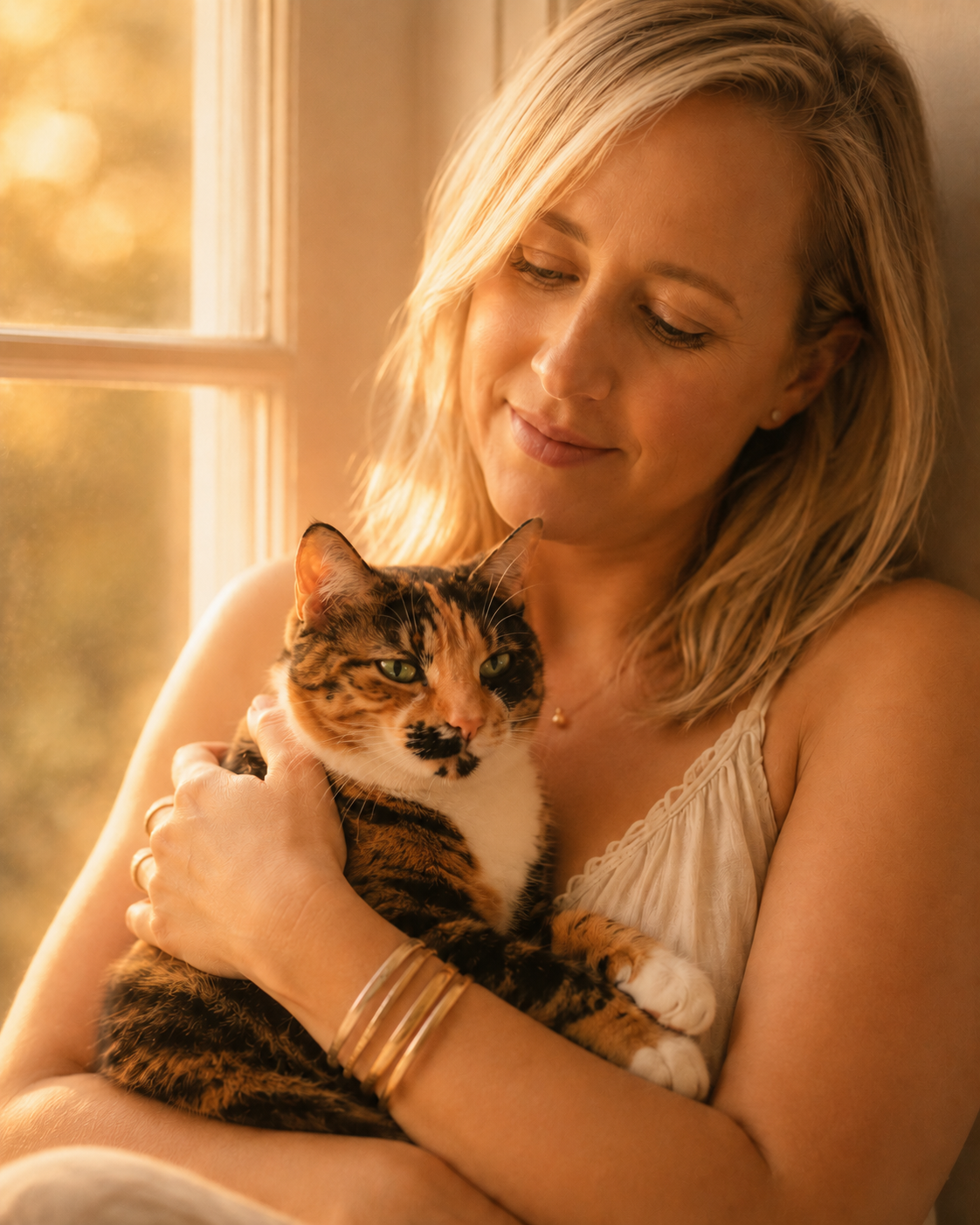 Katherine and Leia, Morning Light