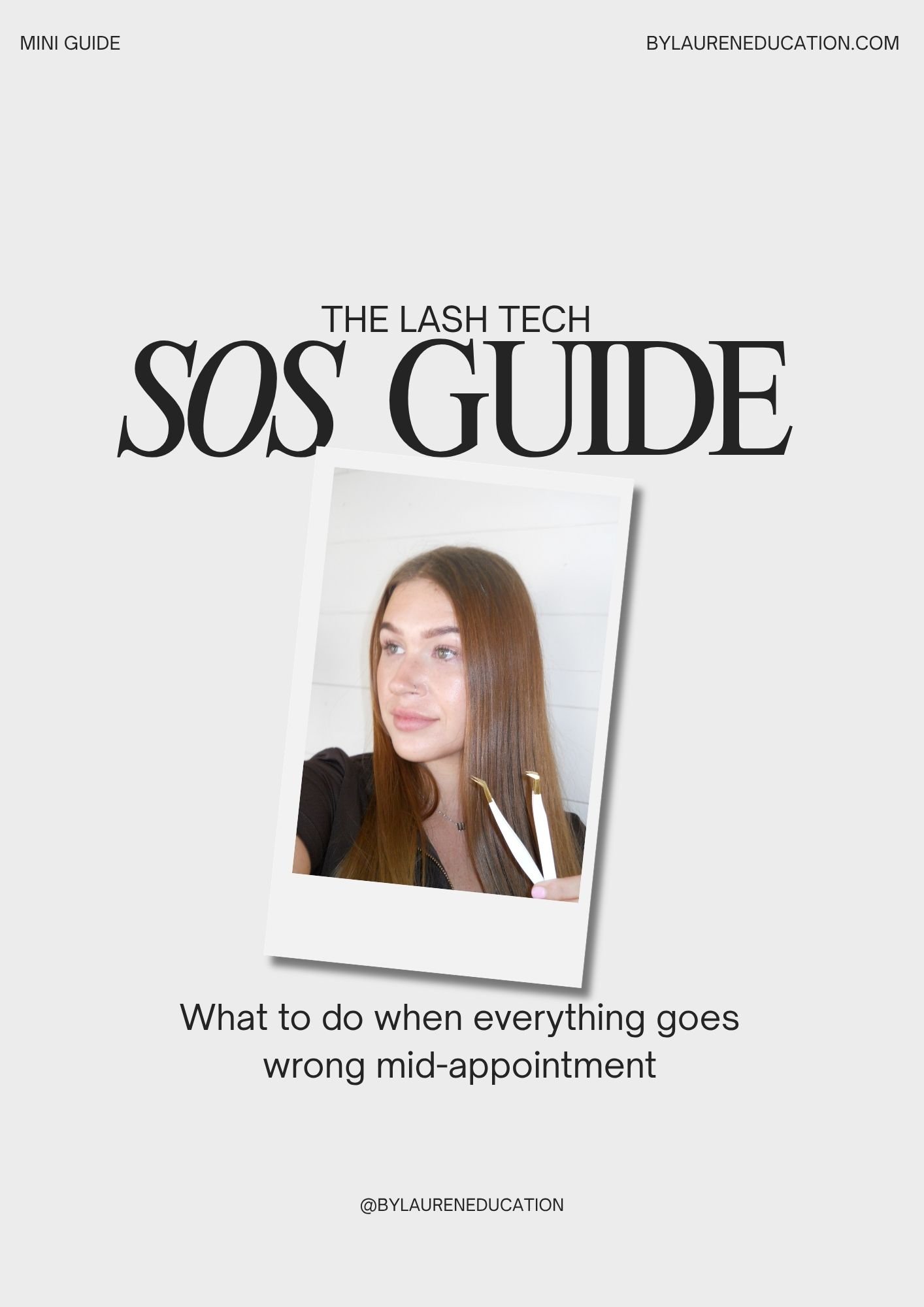 The Lash Tech SOS Guide