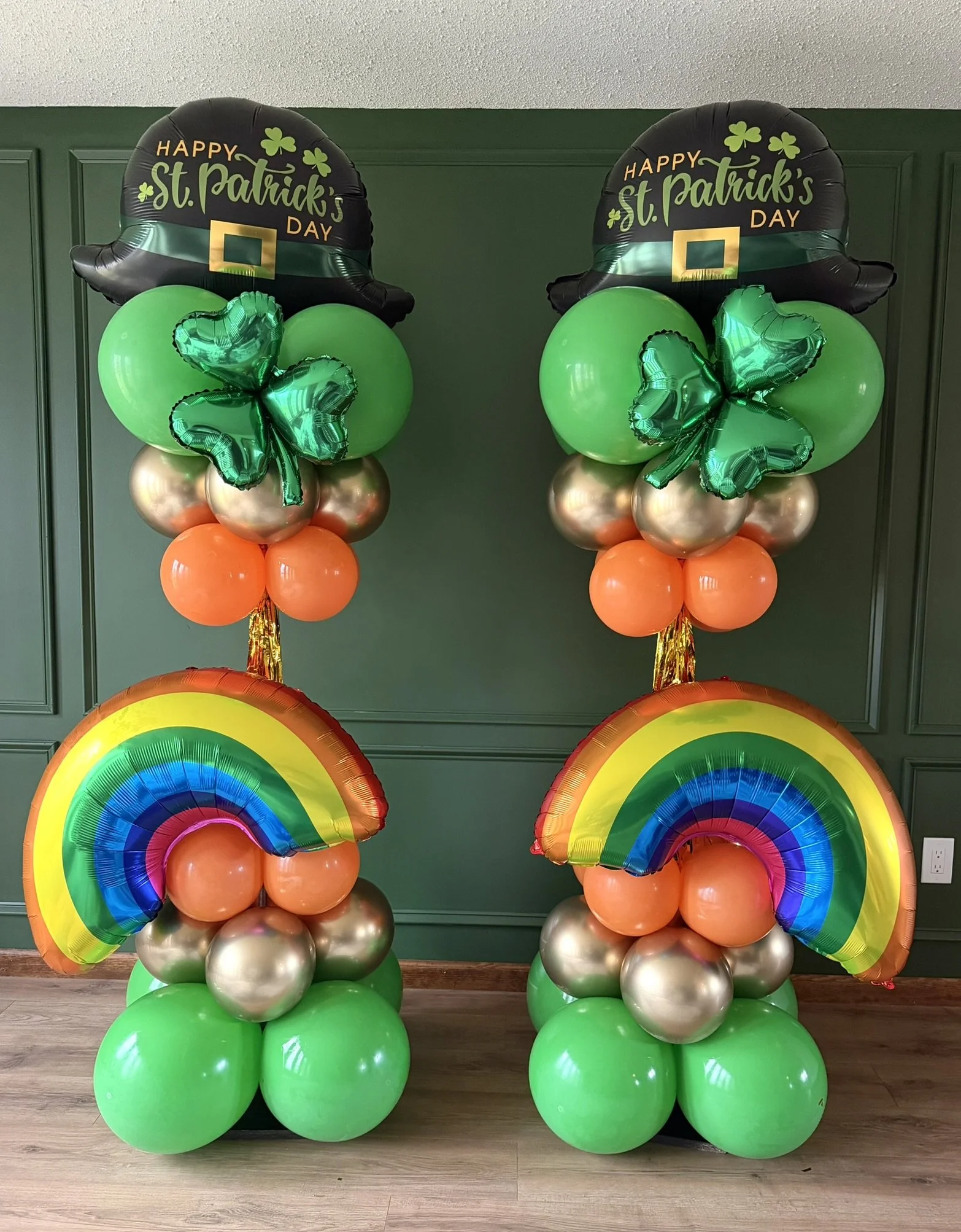 St Patricks Day Crazy columns Buffalo