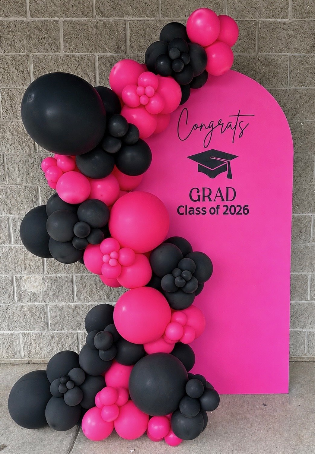 Graduation balloon arch Buffalo