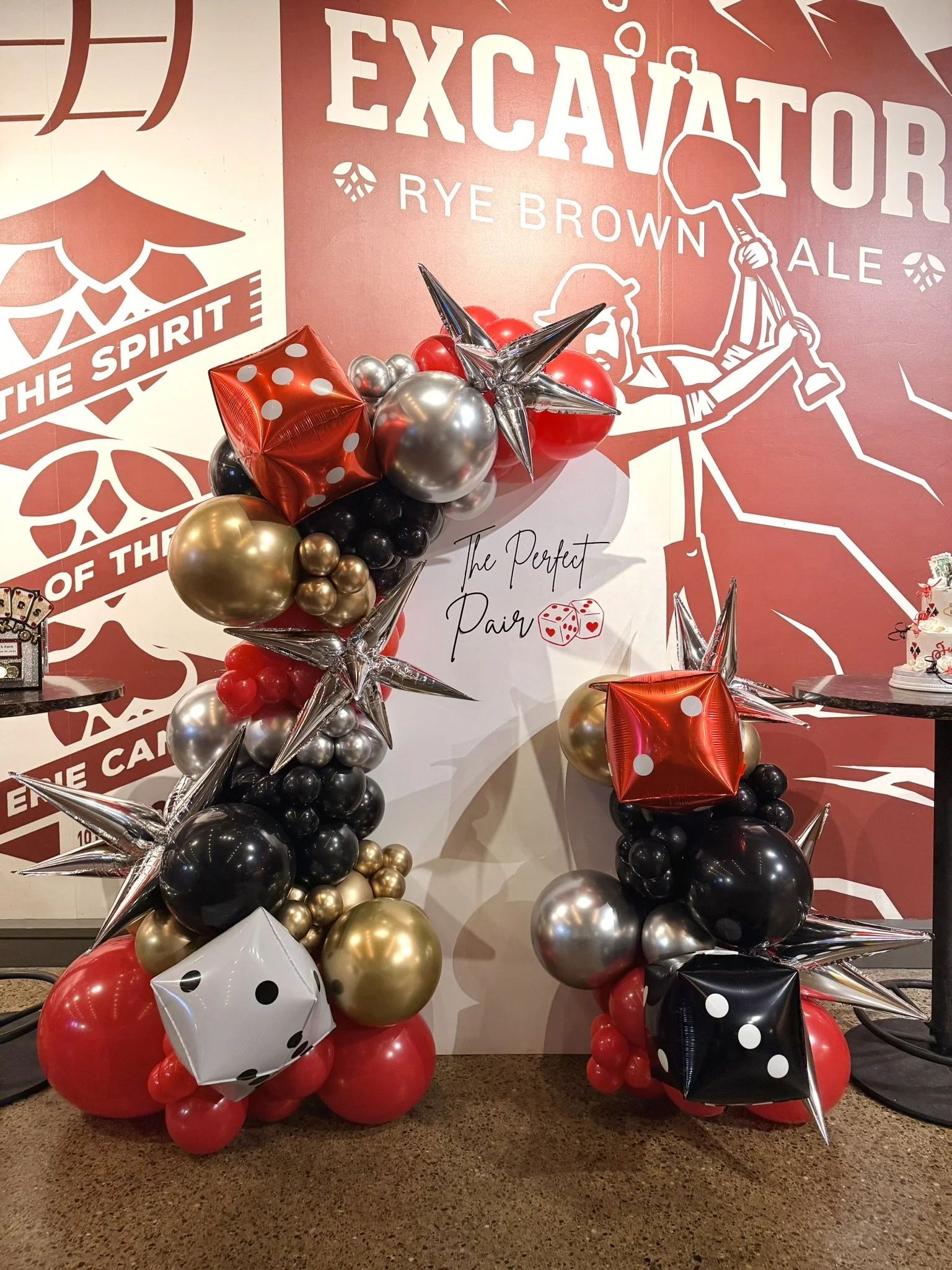 Perfect pair bridal shower balloons Buffalo