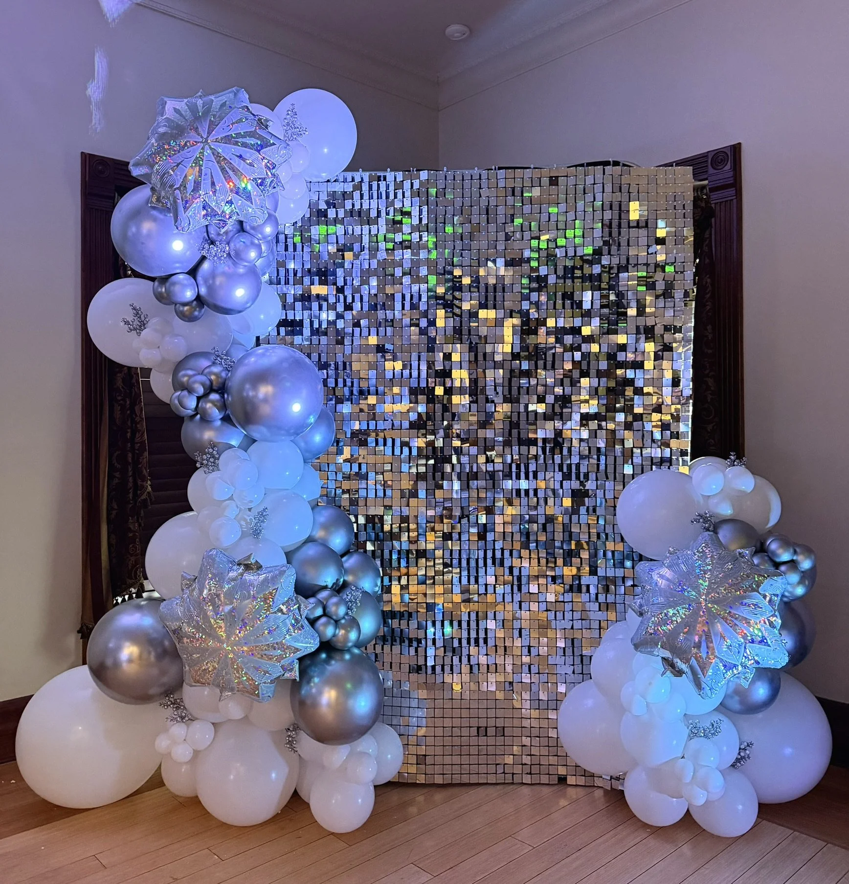 Holiday shimmer wall Buffalo
