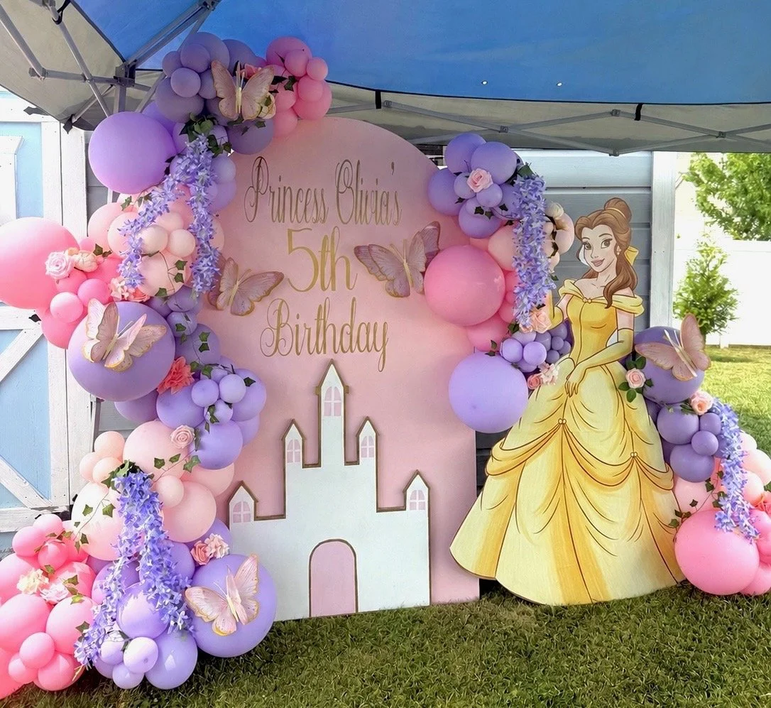 Princess balloon arch Buffalo